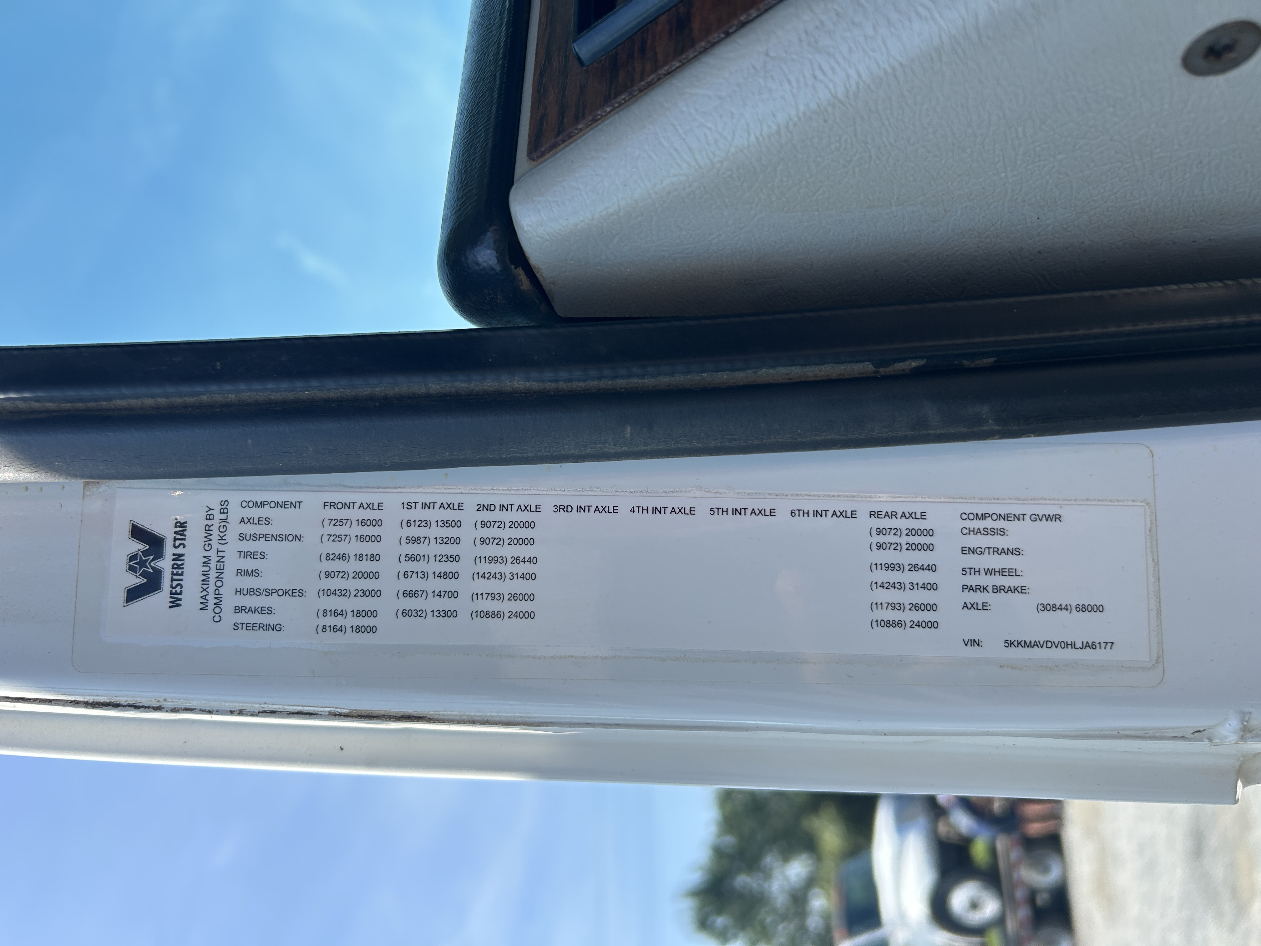 Used 2017 Western Star 4700SF Auto with 183k miles