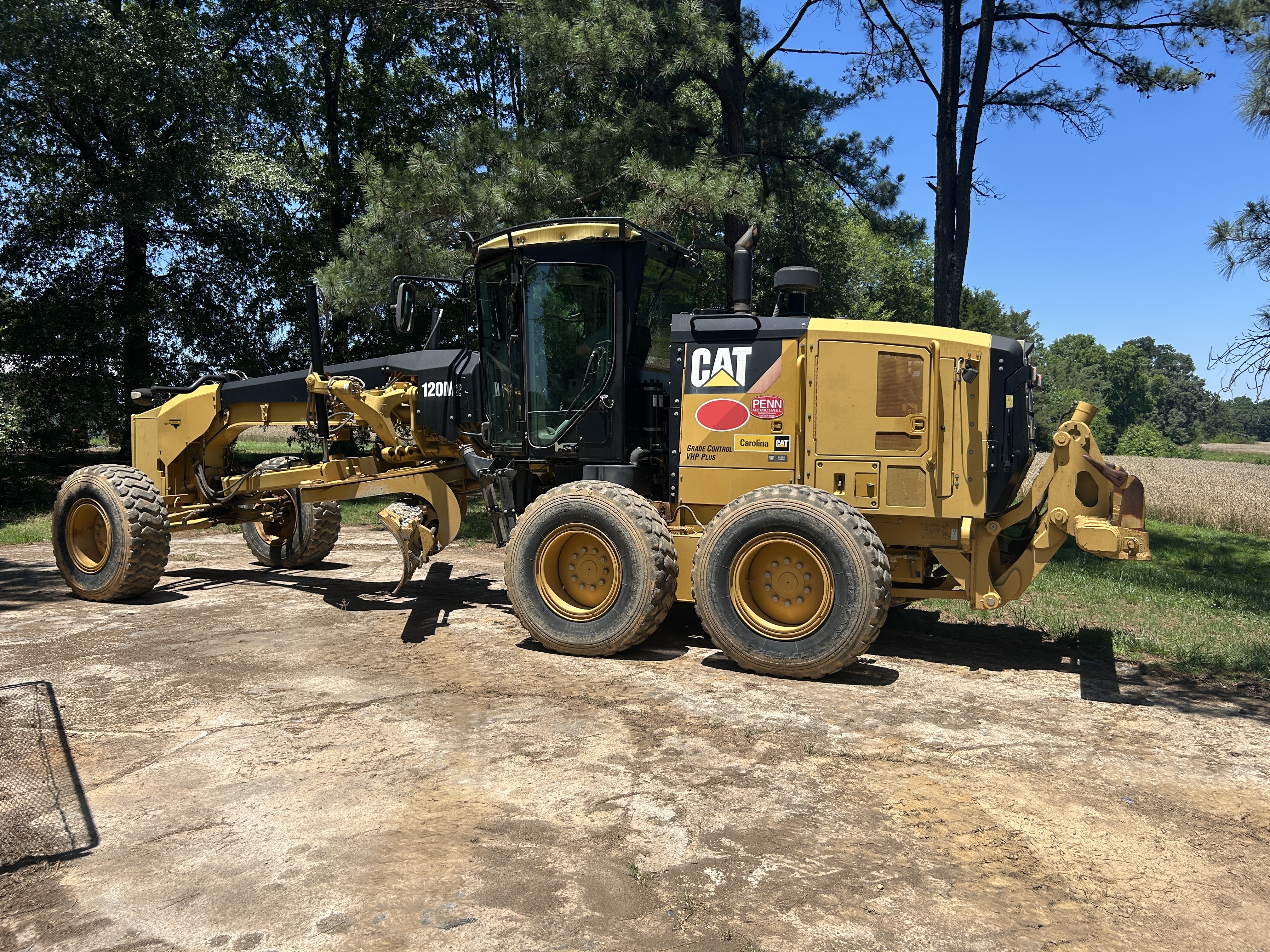 Used 2012 Caterpillar 120M2 VHP Plus with Grade Control
