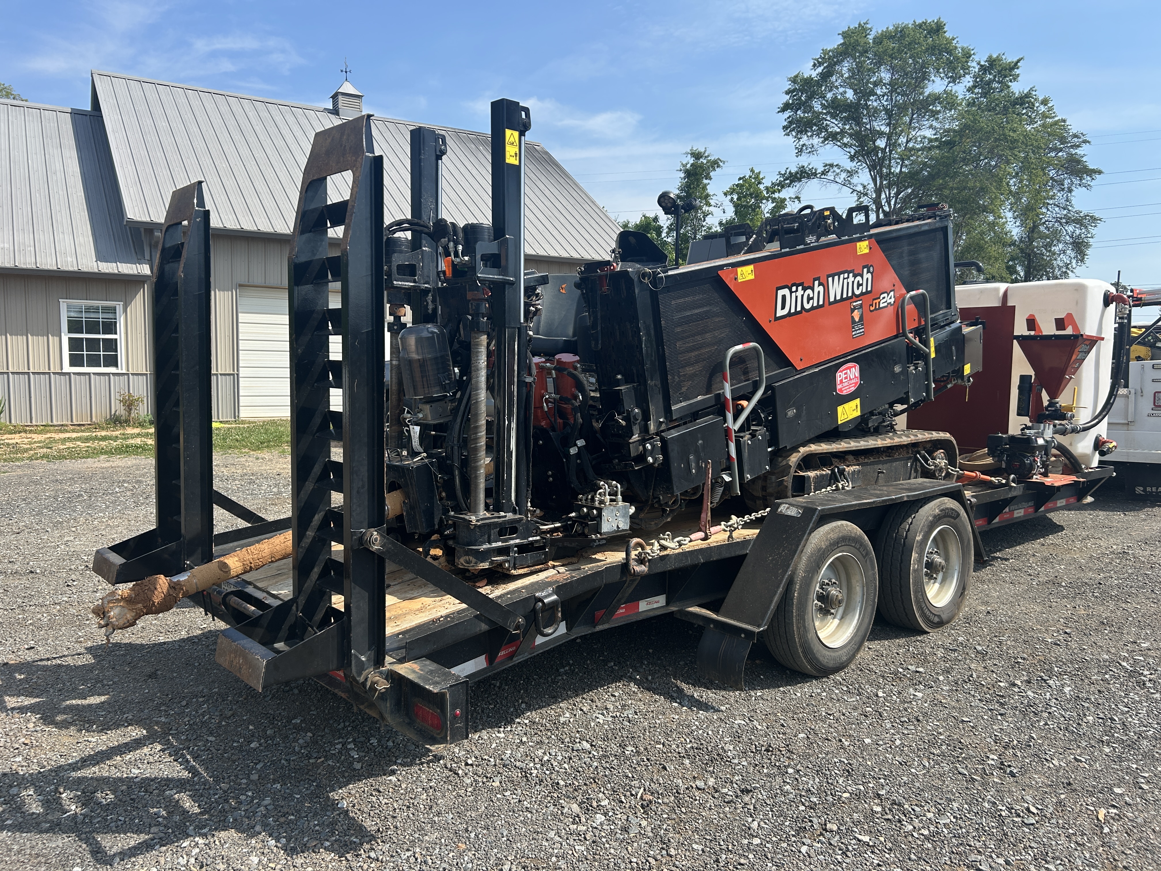 Used 2025 Ditch Witch JT24 Jet Trac with all options and trailer