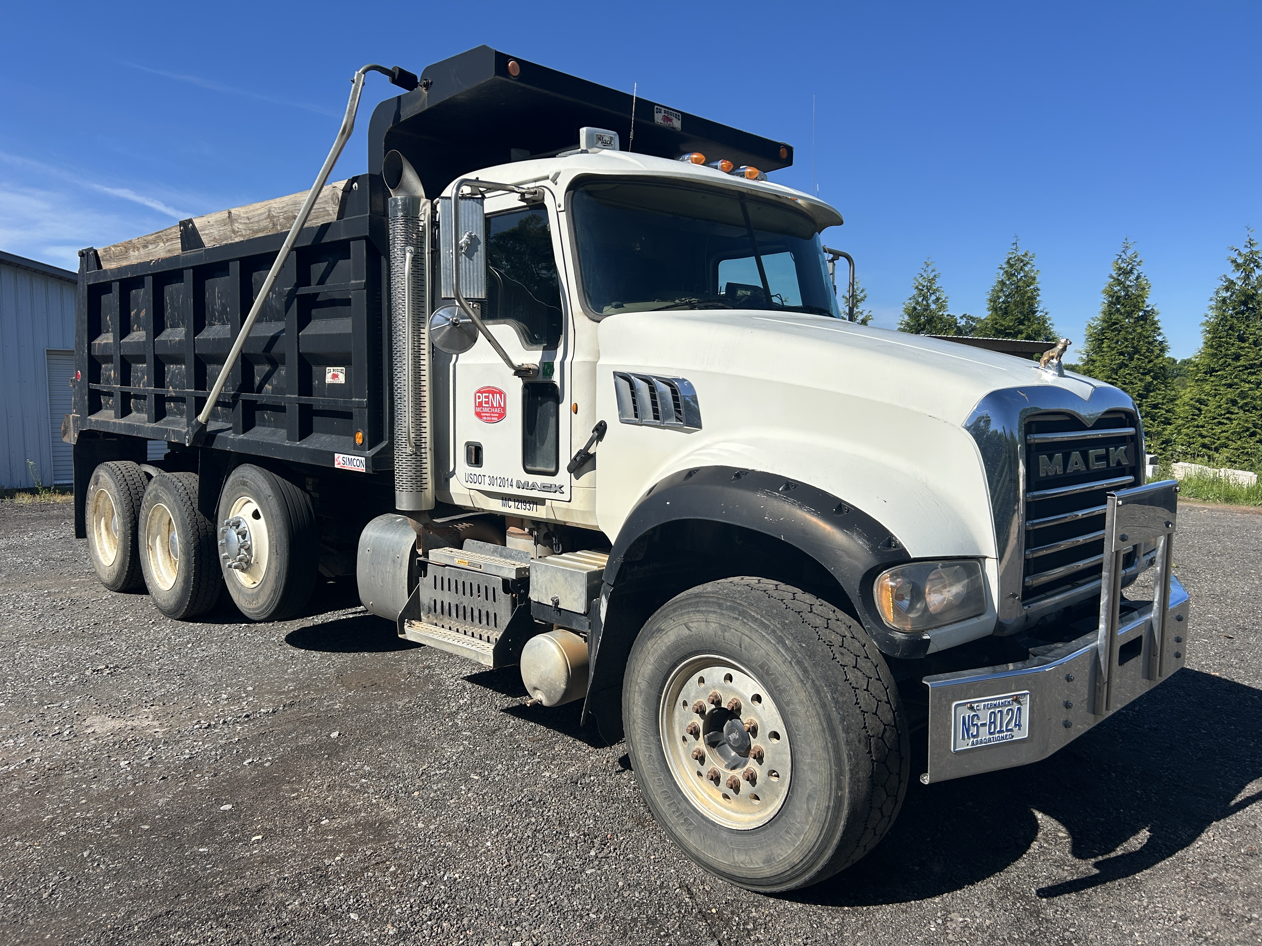 Used 2011 Mack GU713 Granite Tri Axle Dump Truck