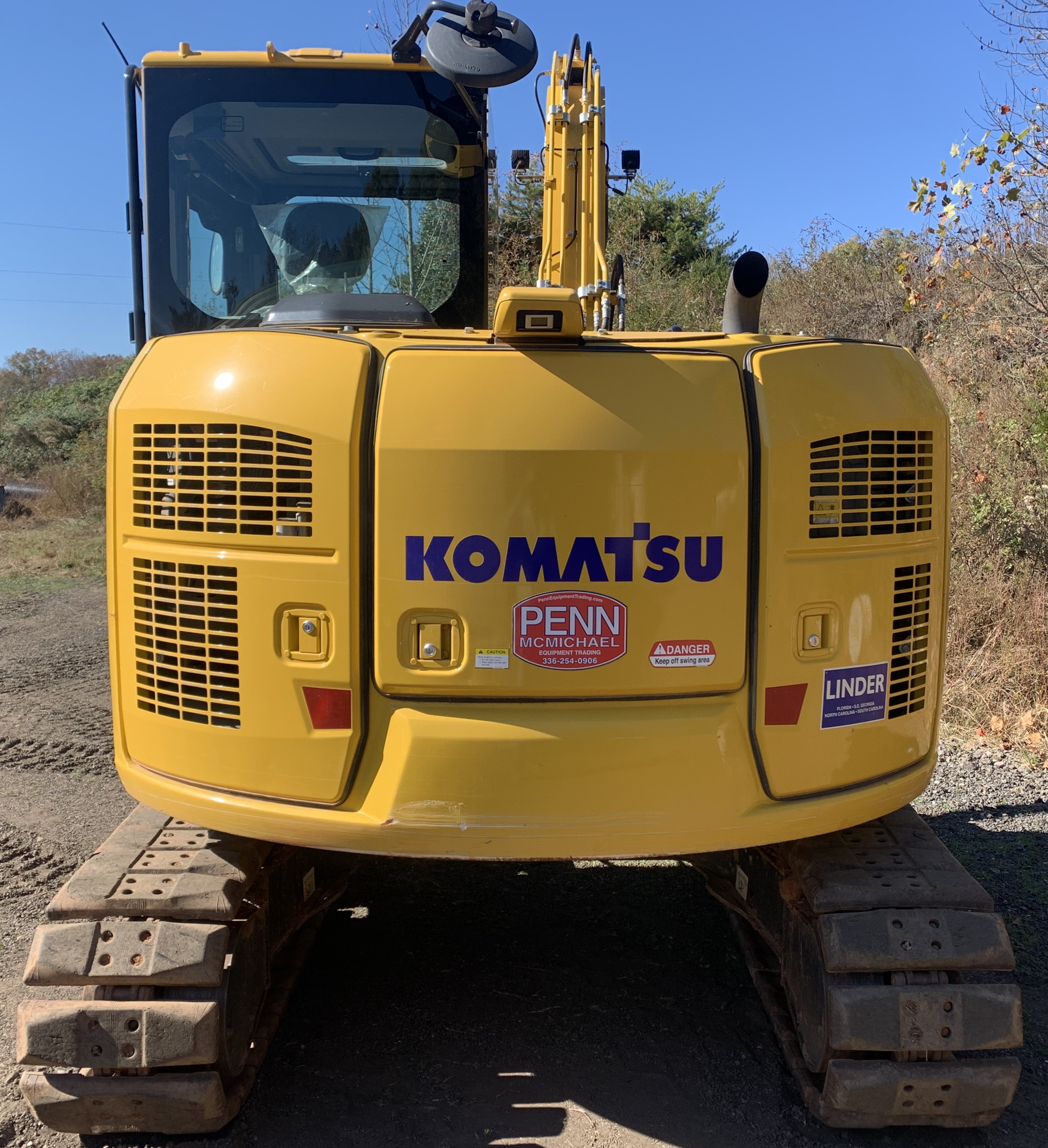 Used 2021 Komatsu PC88MR-11 with only 591 hours, loaded!