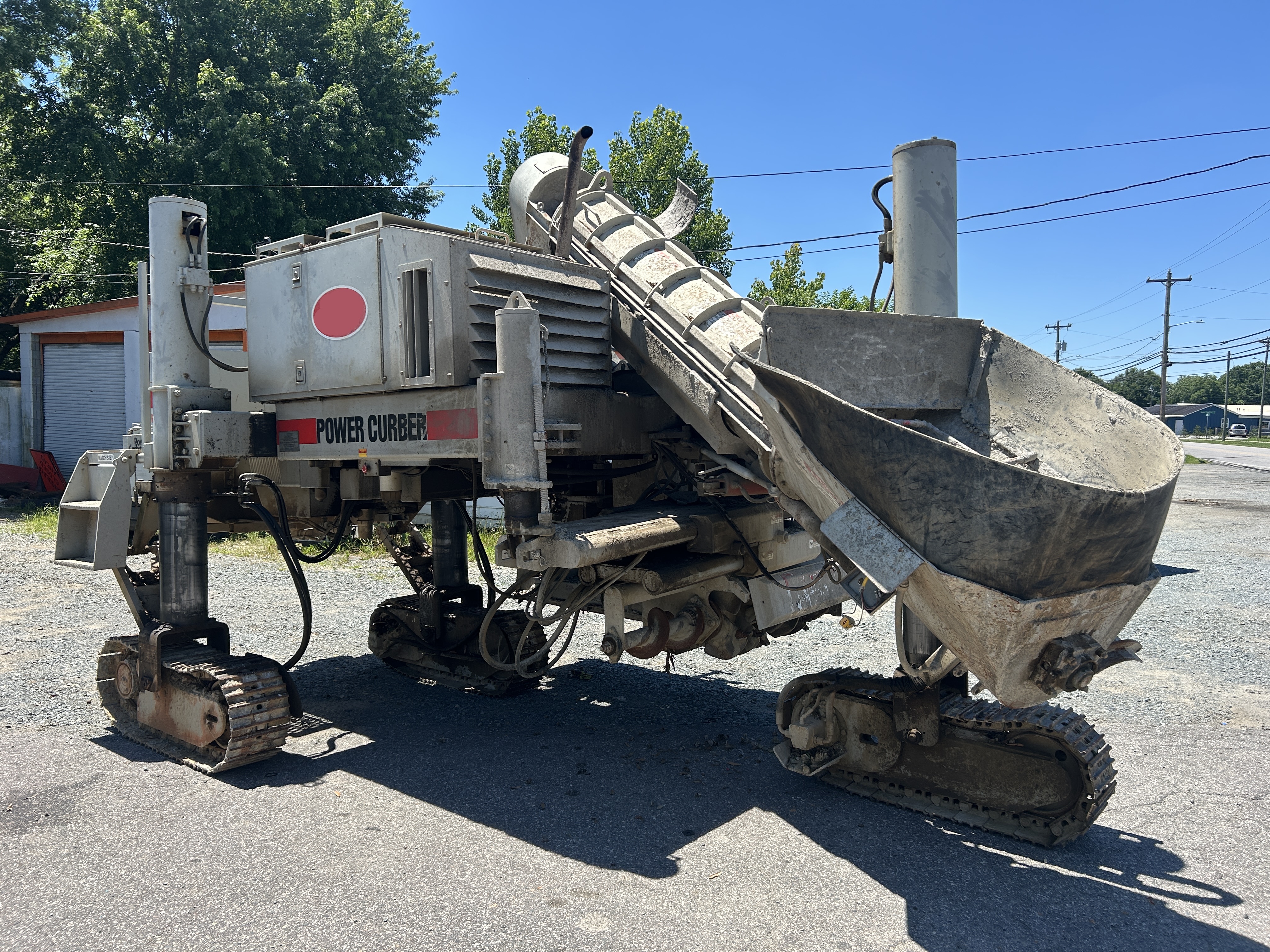 Used 2002 Power Curbers 5700B Curb & Gutter machine with 4 Different Forms