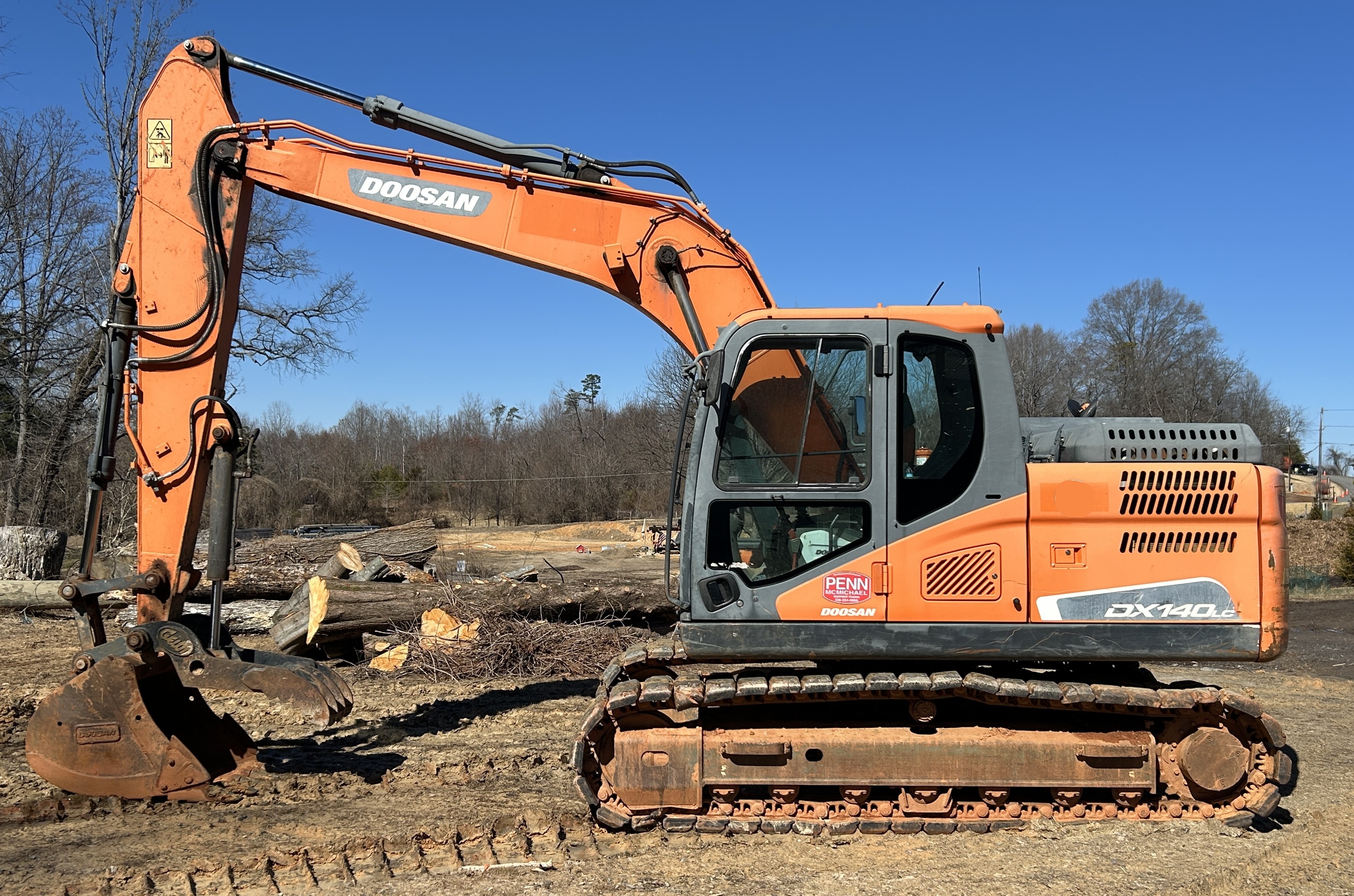 Used 2017 Doosan DX140LC-5