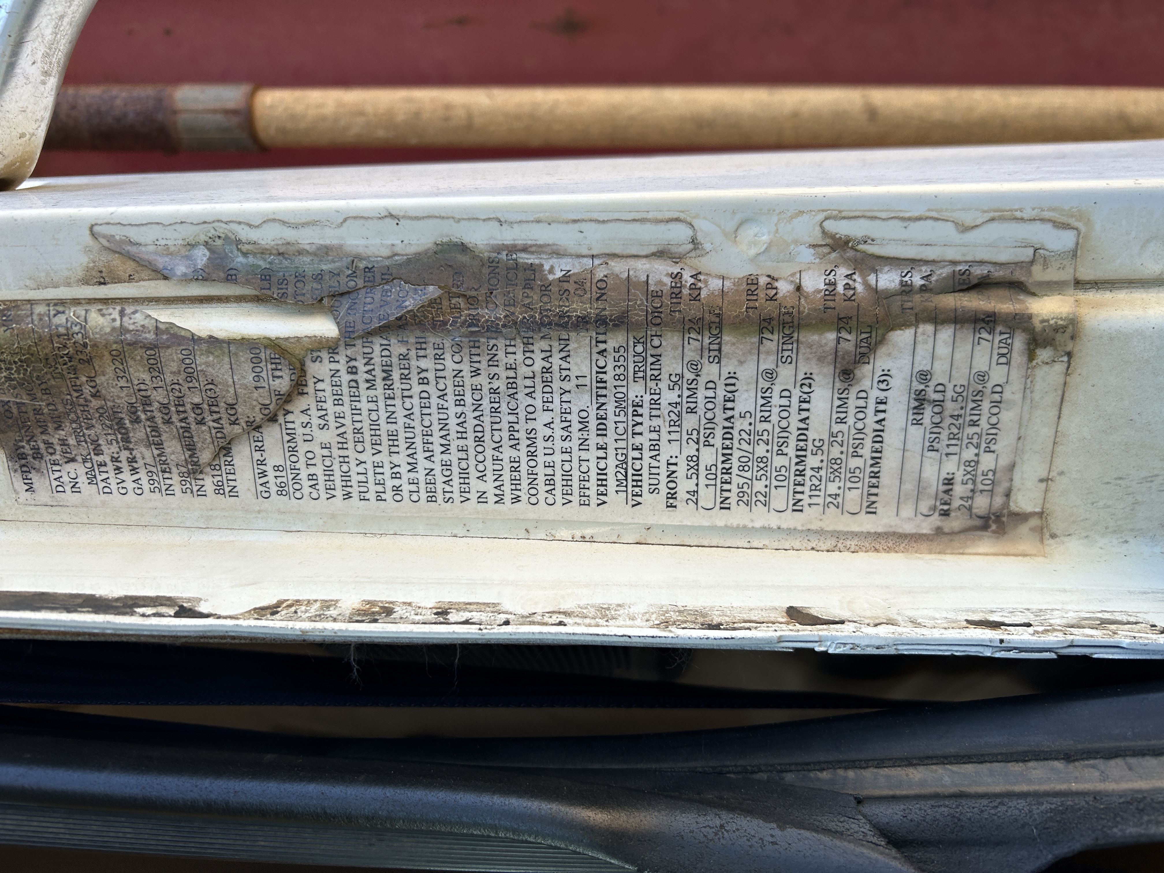 Used 2005 Mack Granite CV713 Dump Truck