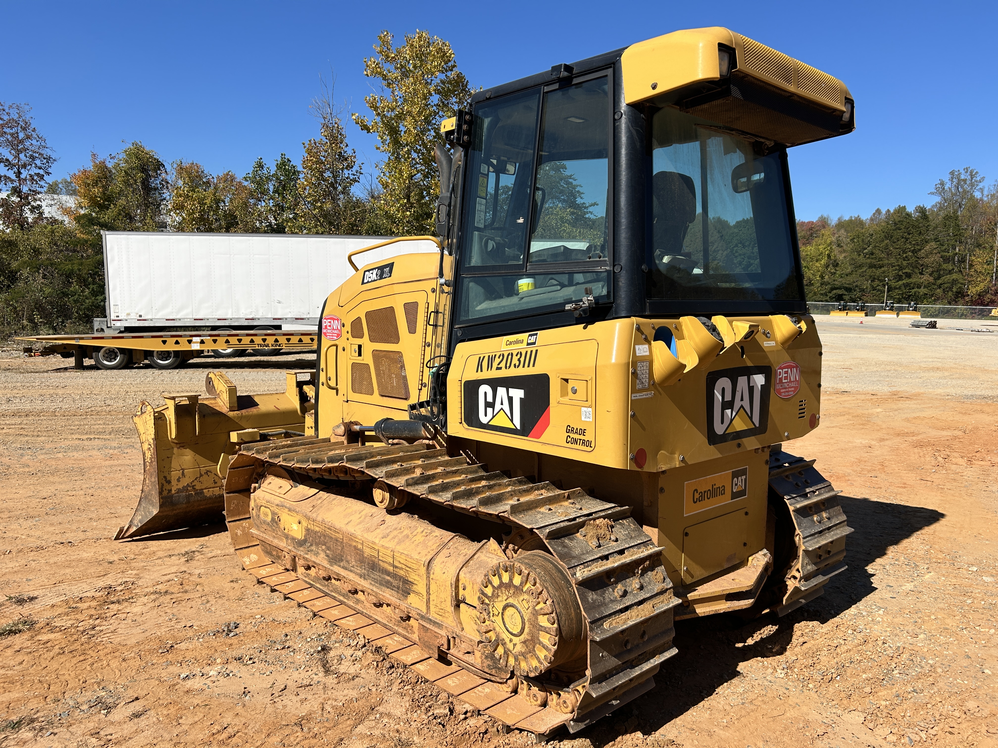 Used 2018 Caterpillar D5K2 XL with complete new CAT U/C