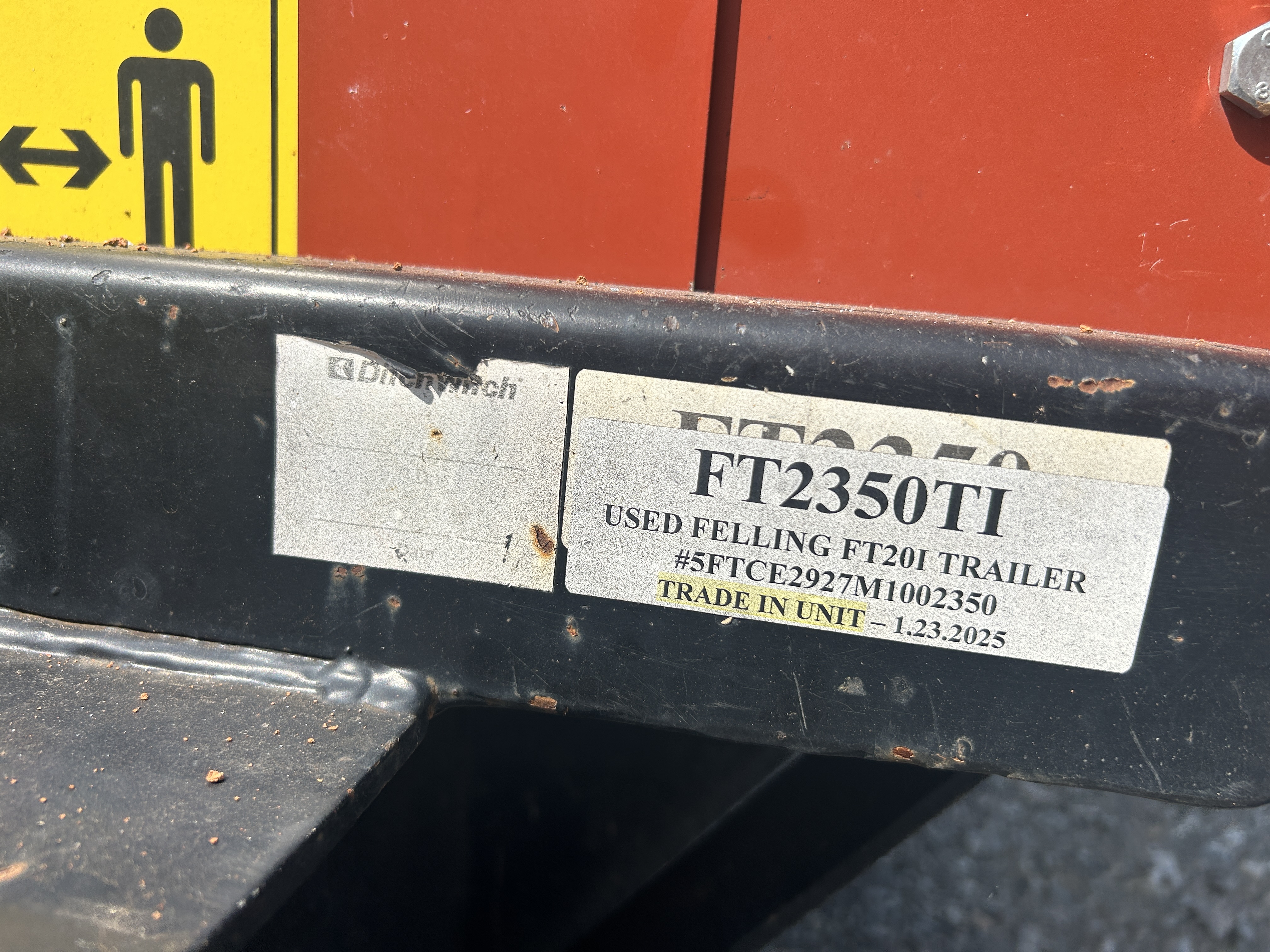 Used 2025 Ditch Witch JT24 Jet Trac with all options and trailer