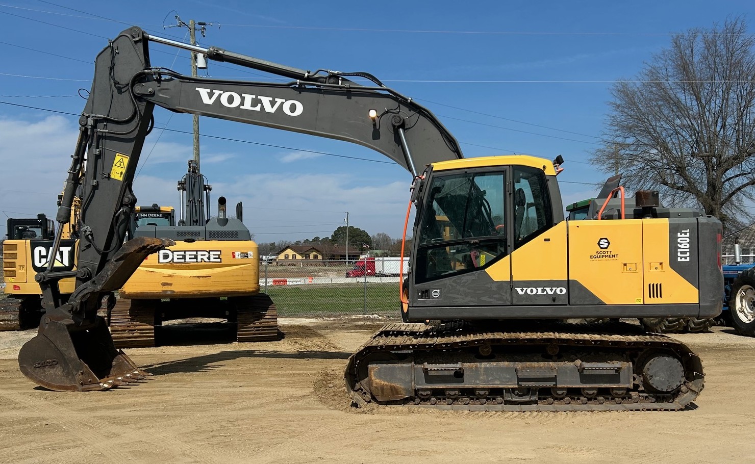 Used 2019 Volvo EC160EL with hyd thumb