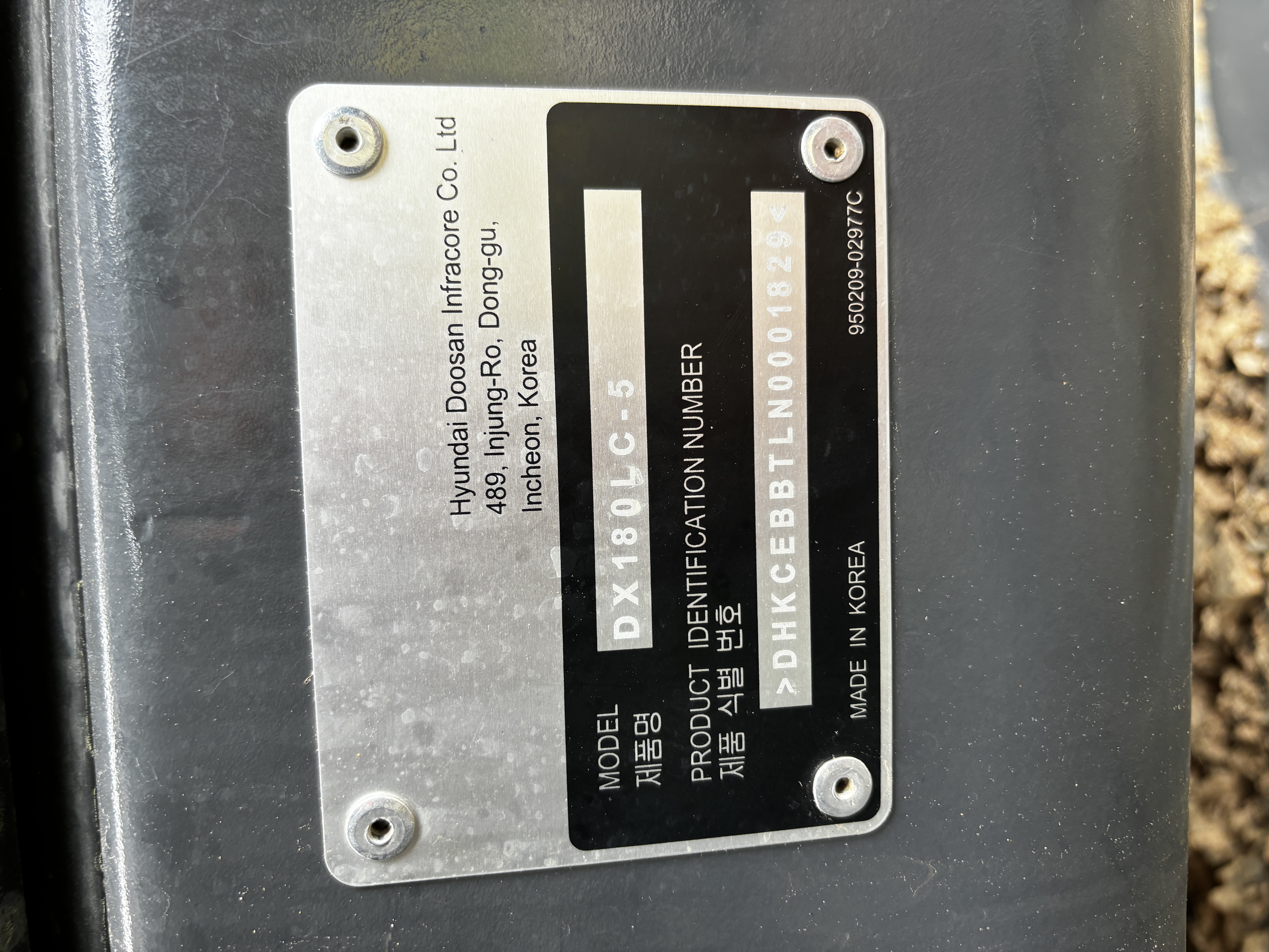 Used 2024 Doosan DX180LC-5