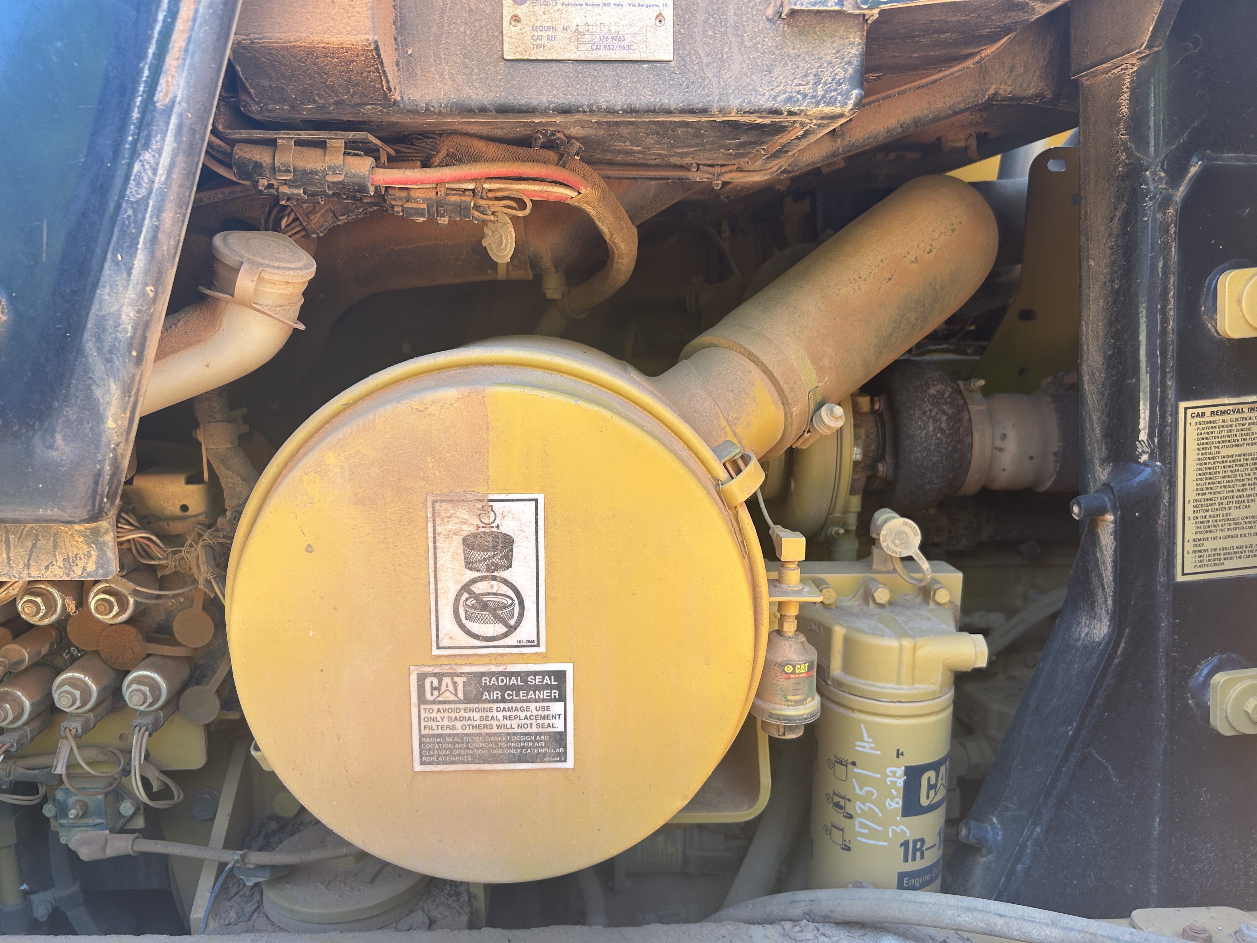 Used 2003 Caterpillar 963C with 5145 hrs on Cat Certified Powertrain rebuild