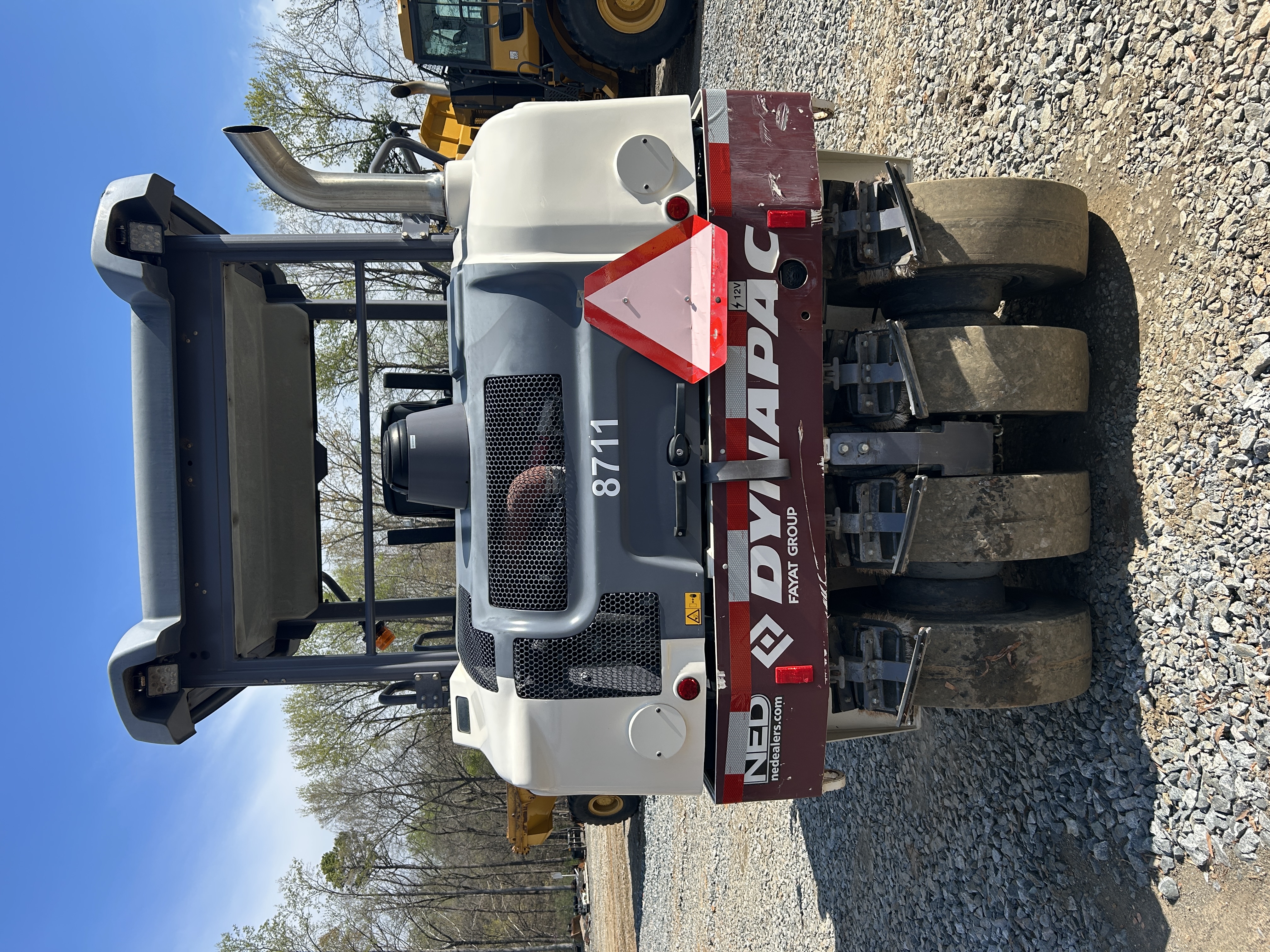 Used 2023 Dynapac CP1200 - 9 wheel pneumatic roller with only 642 hours