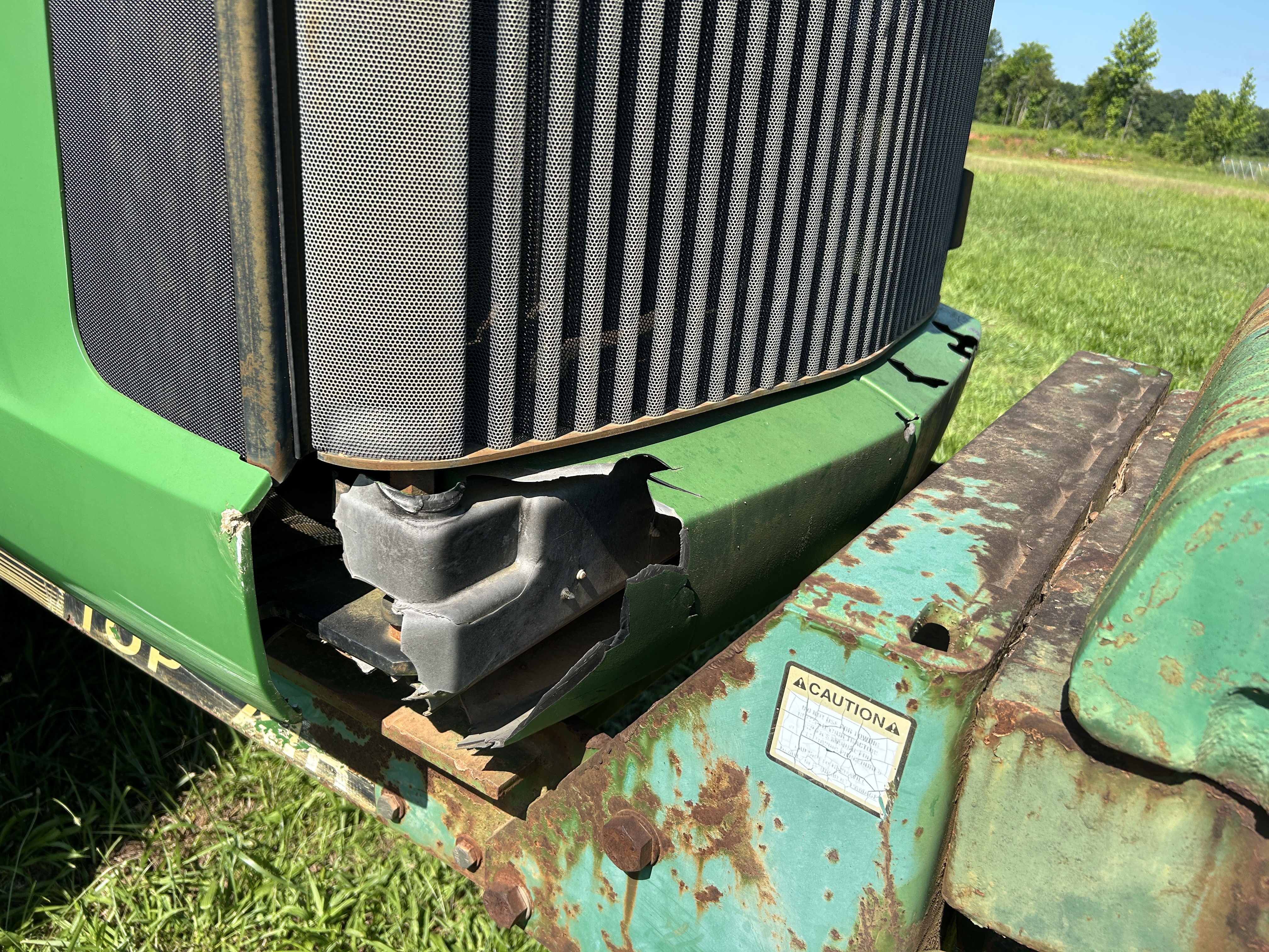 Used 2005 Deere 1810E Pull Pan with Deere 9400 tractor with 4455 hrs