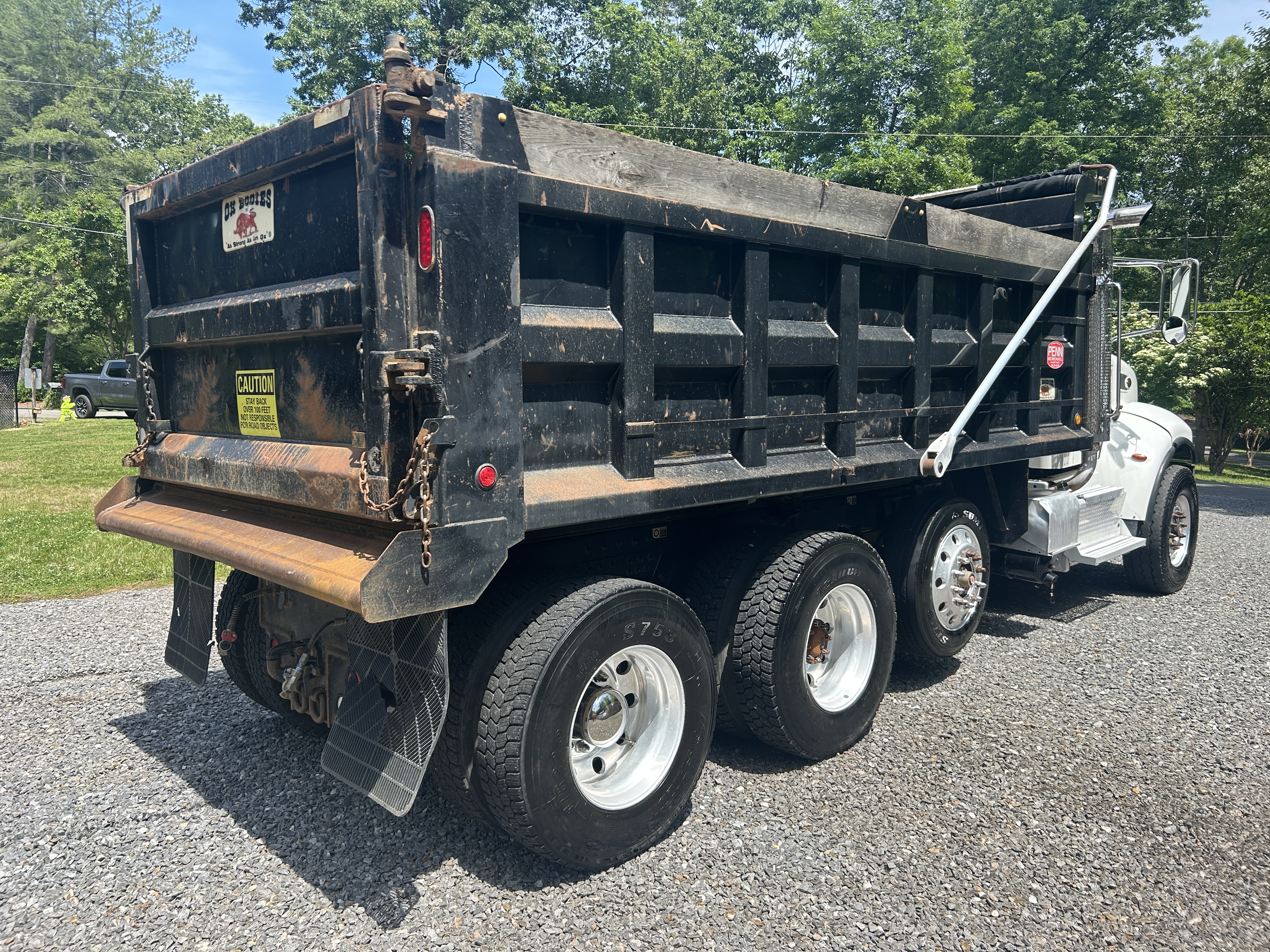 Used 2016 Peterbilt 348 Tri Axle Dump truck - basically one owner