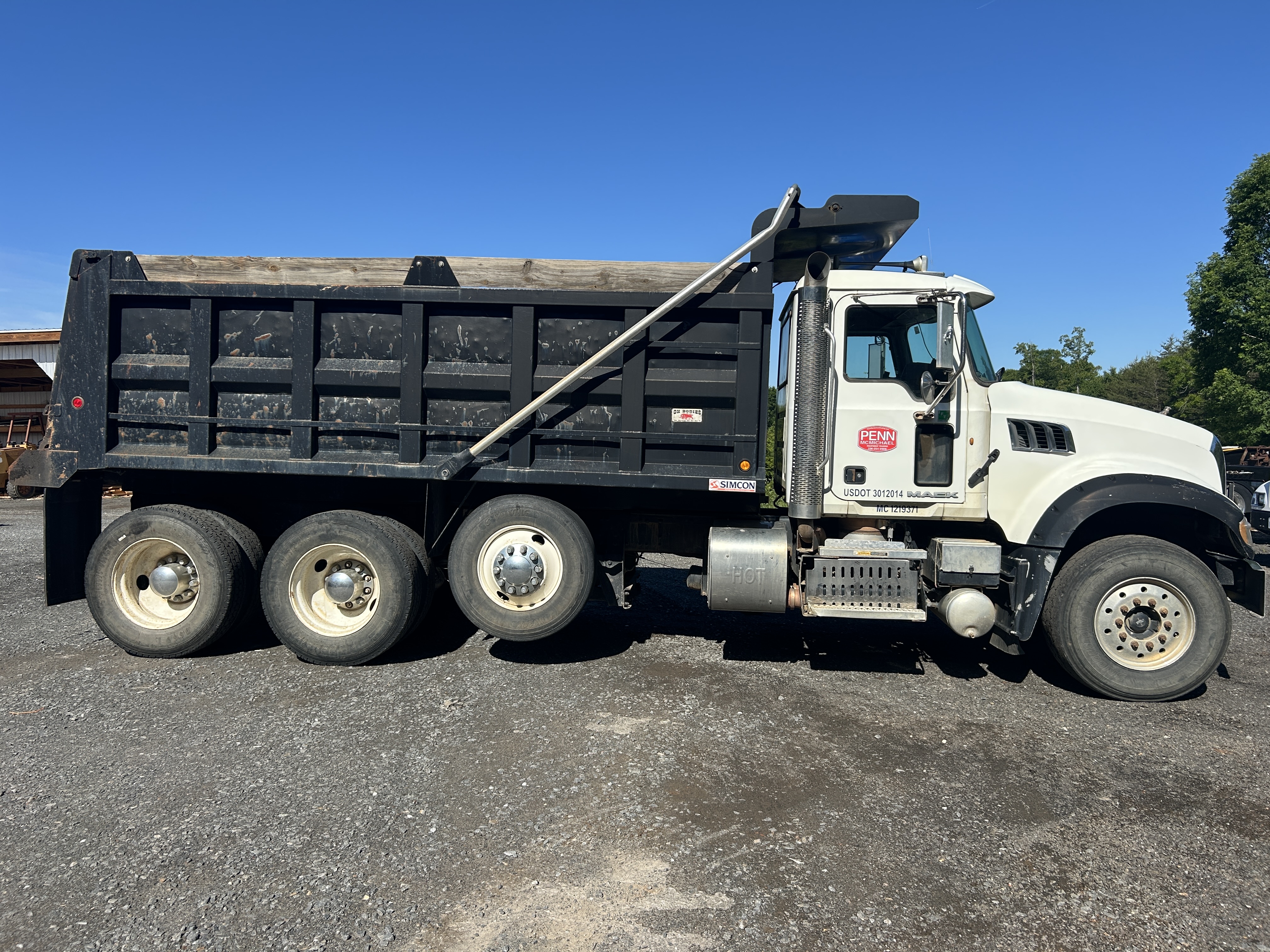 Used 2011 Mack GU713 Granite Tri Axle Dump Truck