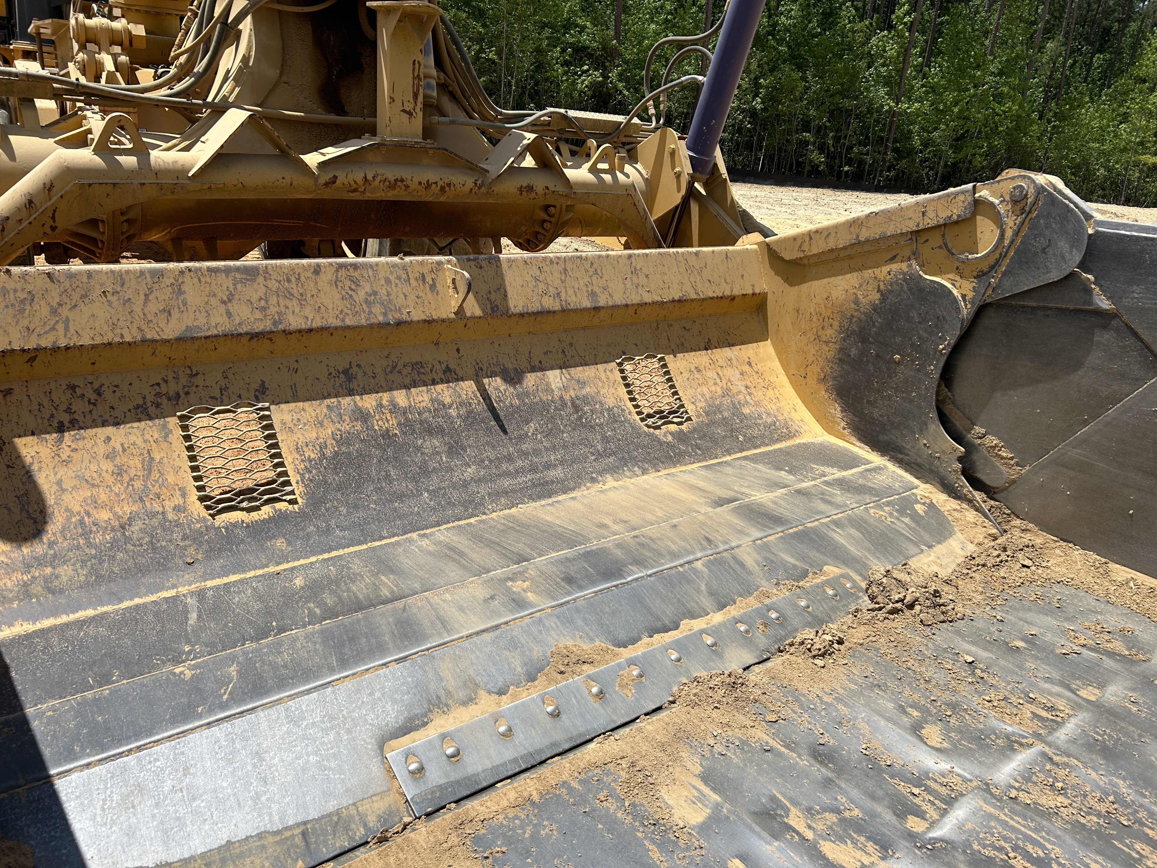 Used 2016 K-Tec K-Tec 1233 ADT scraper pulled by 2016 Bell B40D articulated dump truck