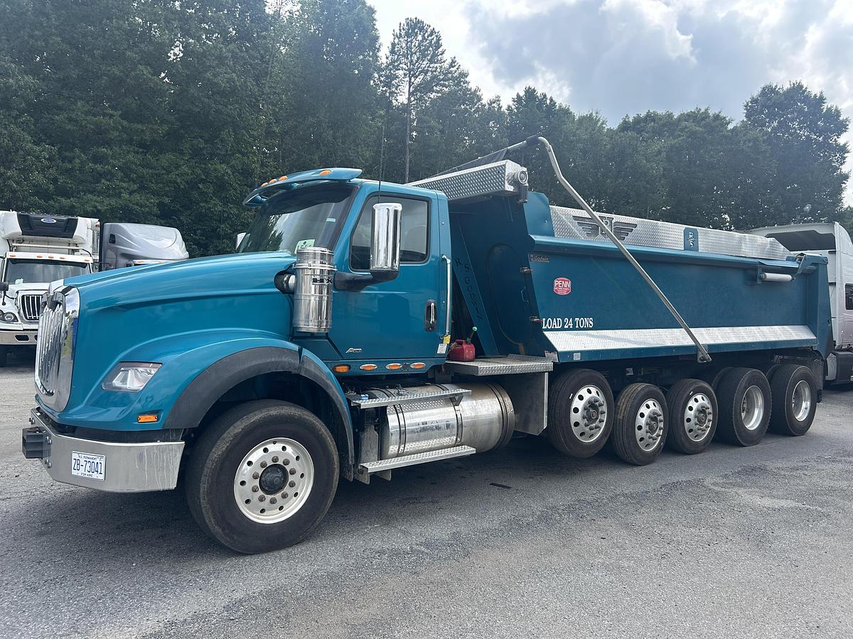 Used 2023 International HX620 Servere Duty Quint Axle Dump Truck