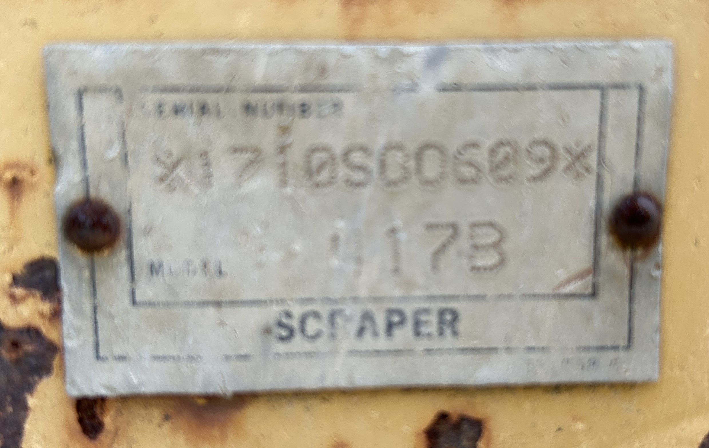 Used 2004 Case STX450 with 17 yard Noble Pull pan