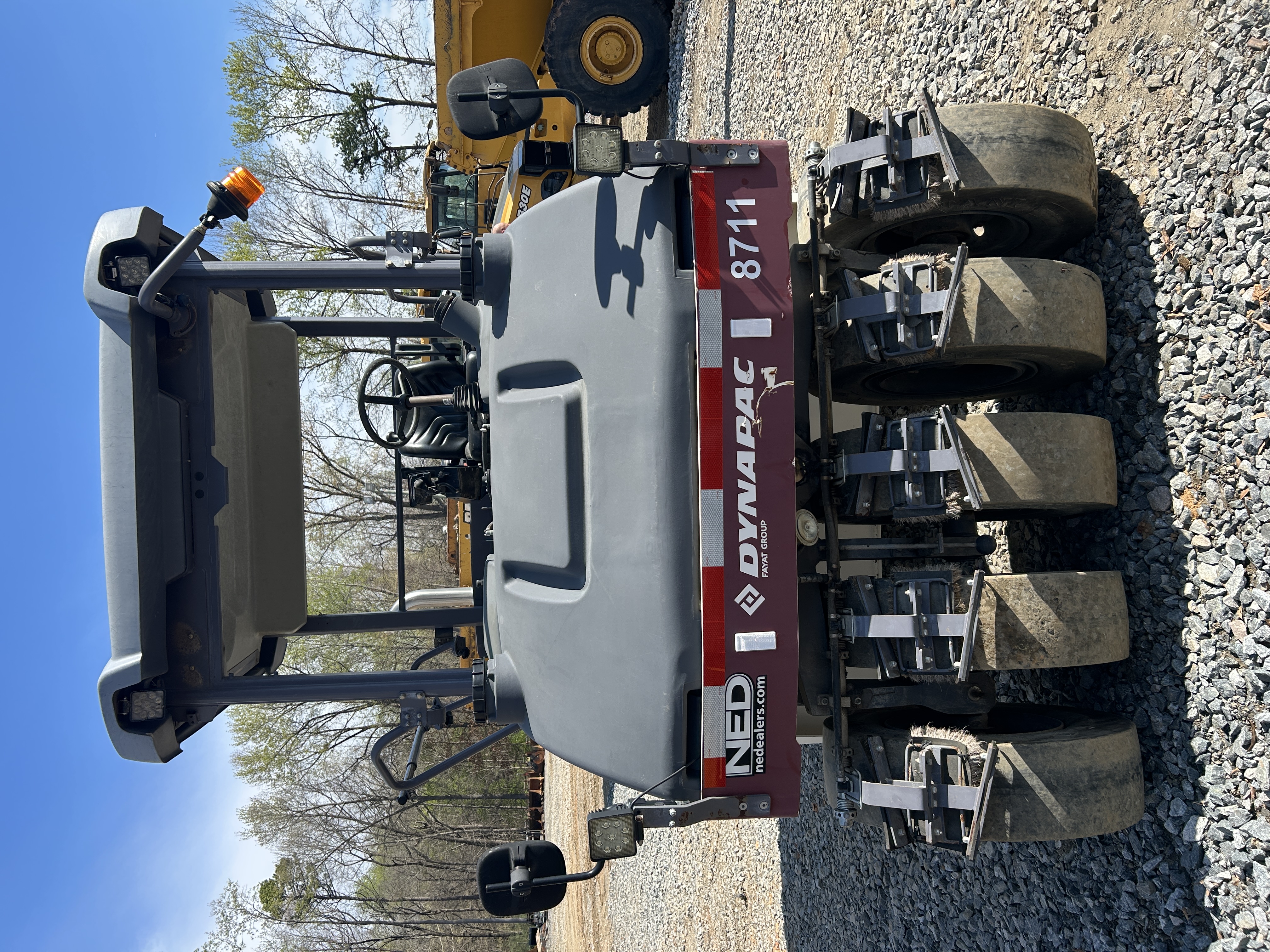 Used 2023 Dynapac CP1200 - 9 wheel pneumatic roller with only 642 hours