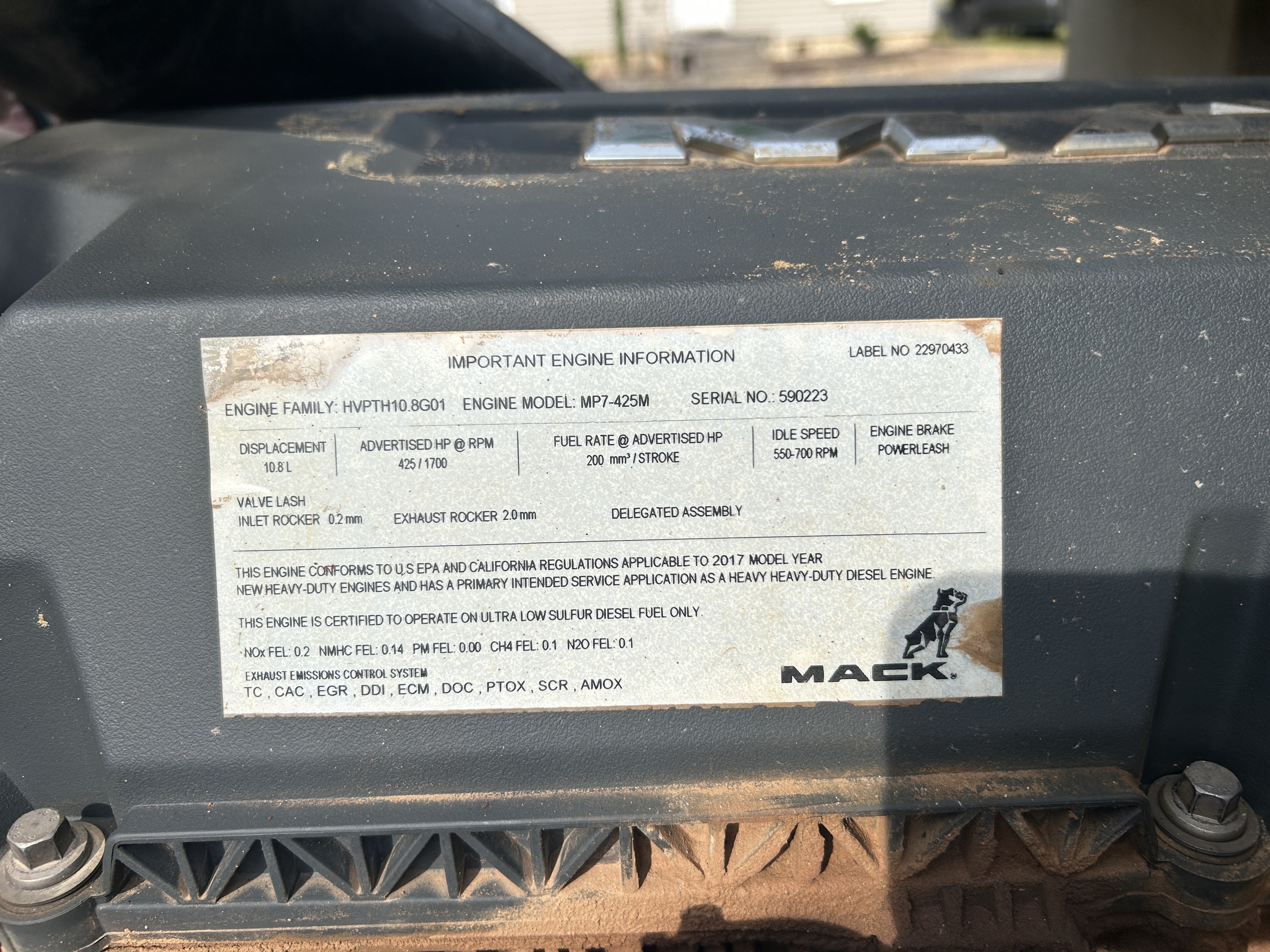 Used 2018 Mack Granite GU713 Quad Axle Dump Truck - automatic