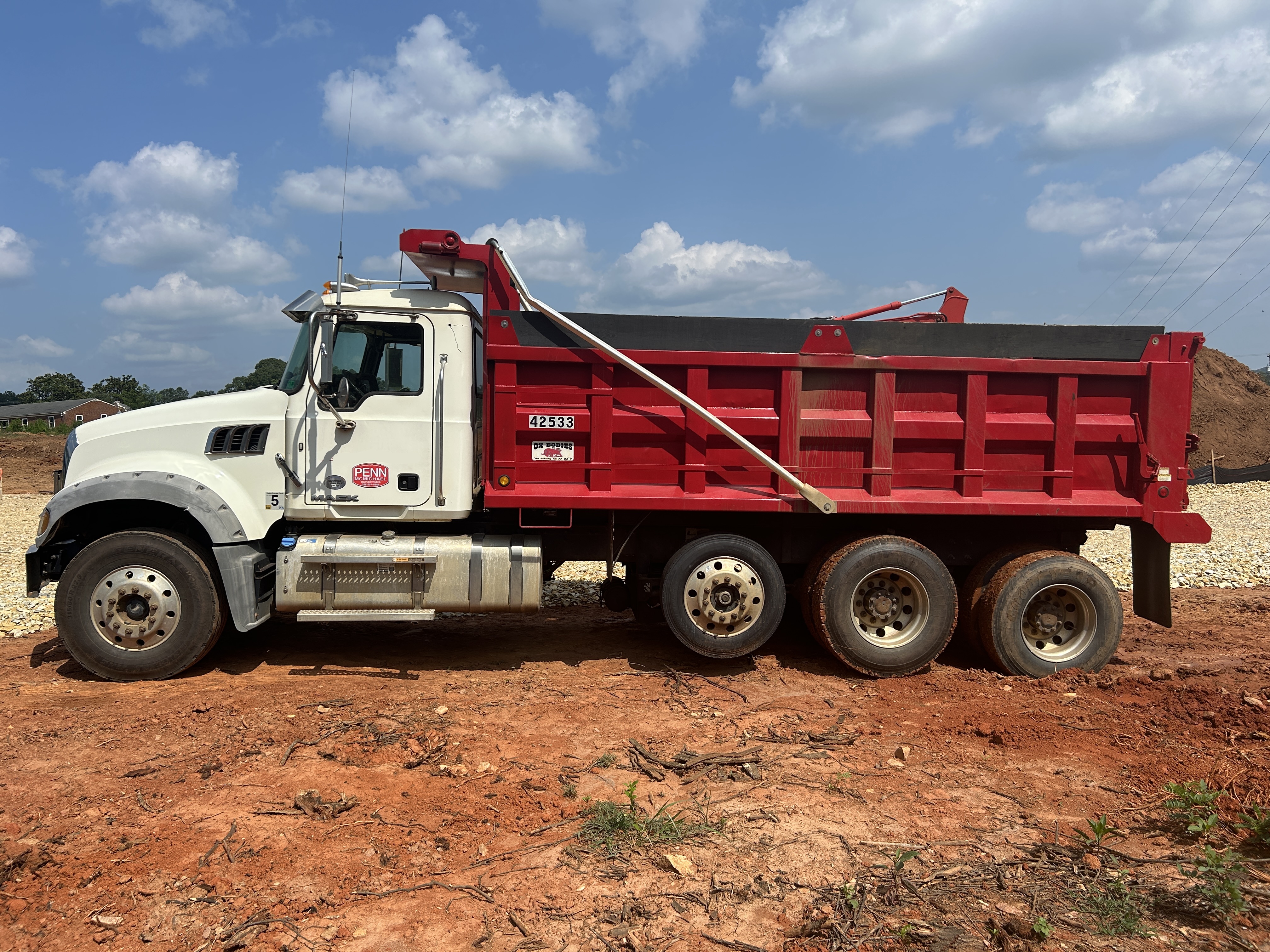 Used 2016 Mack GU713 Tri Axle Dump Truck