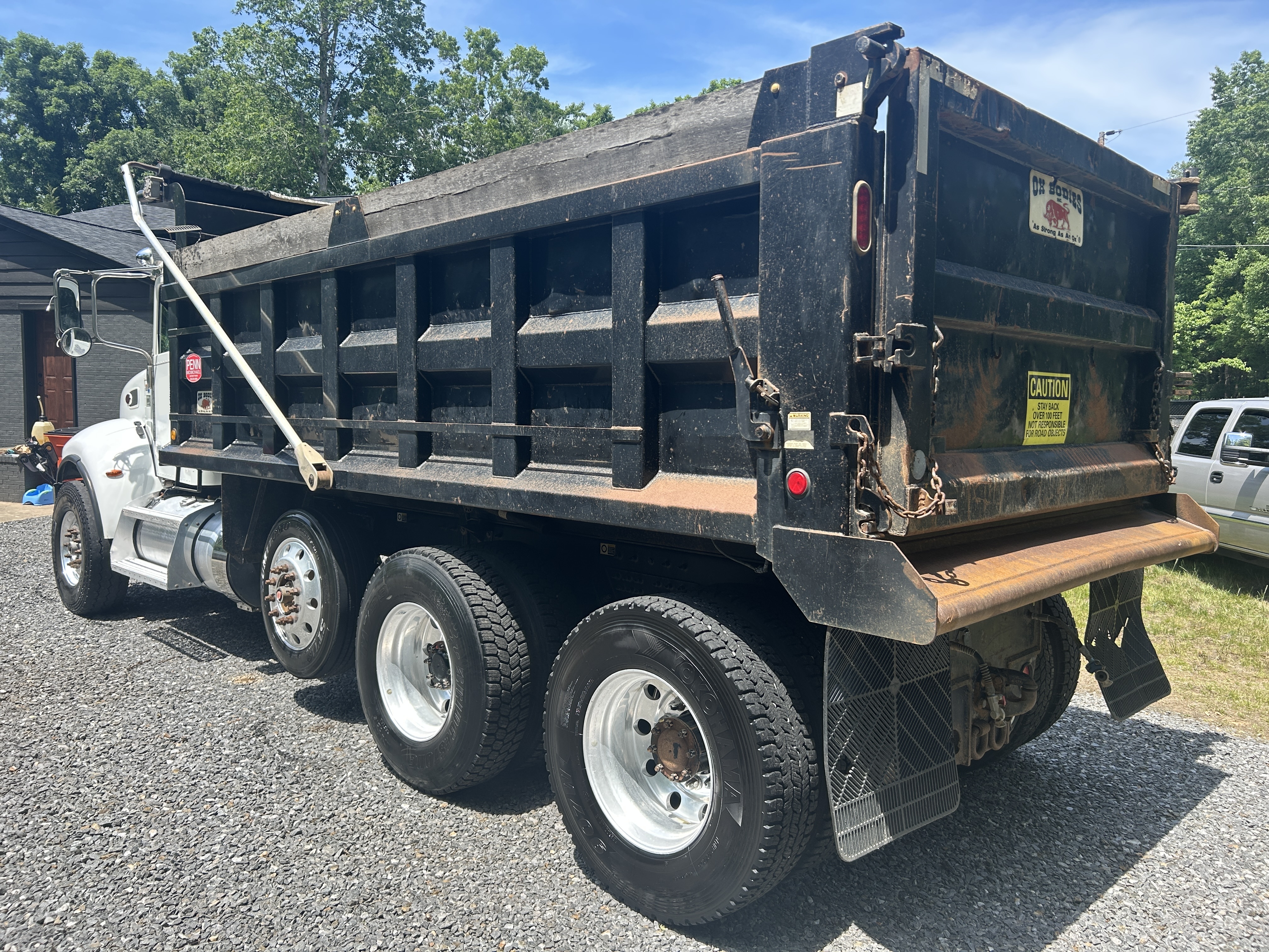 Used 2016 Peterbilt 348 Tri Axle Dump truck - basically one owner