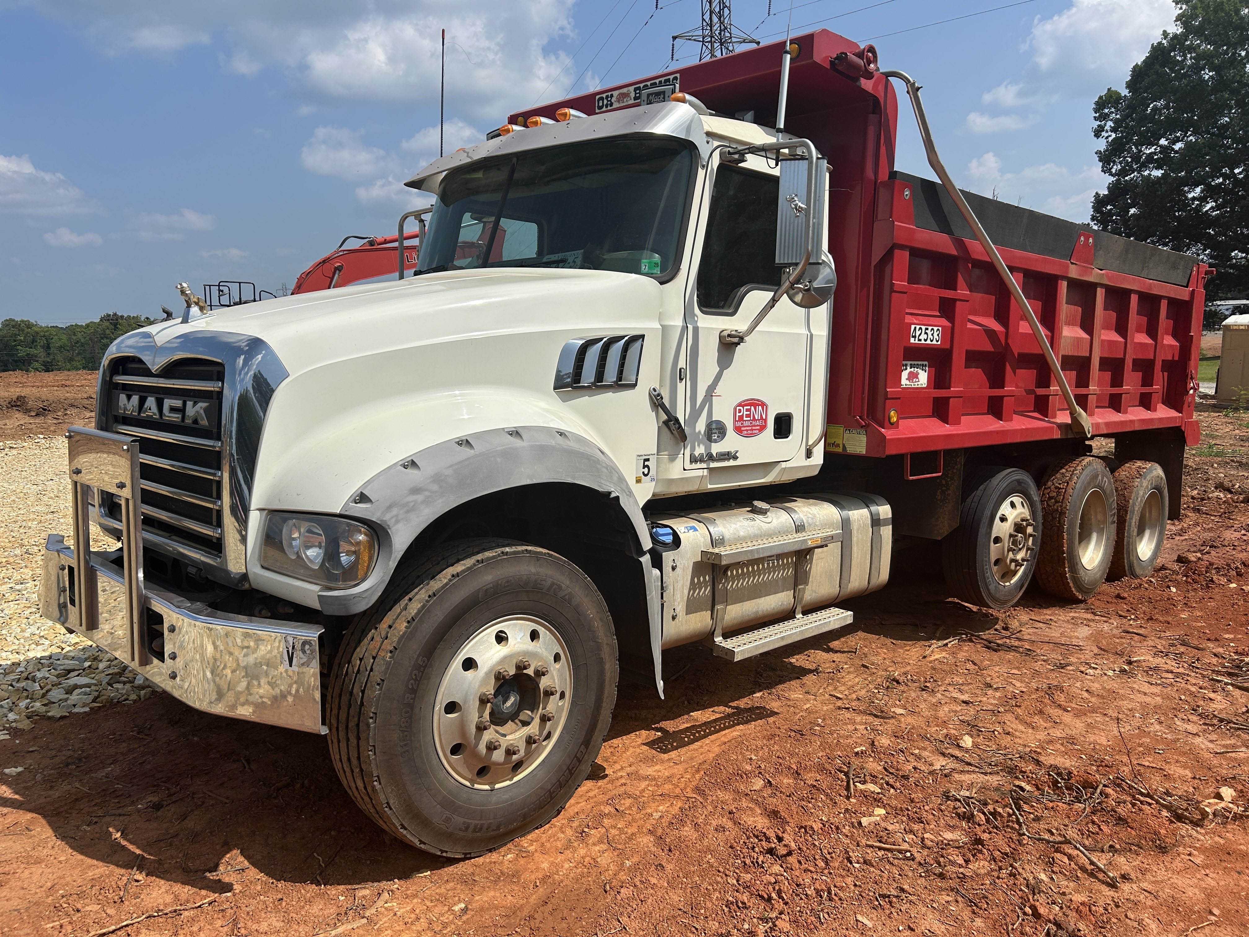Used 2016 Mack GU713 Tri Axle Dump Truck