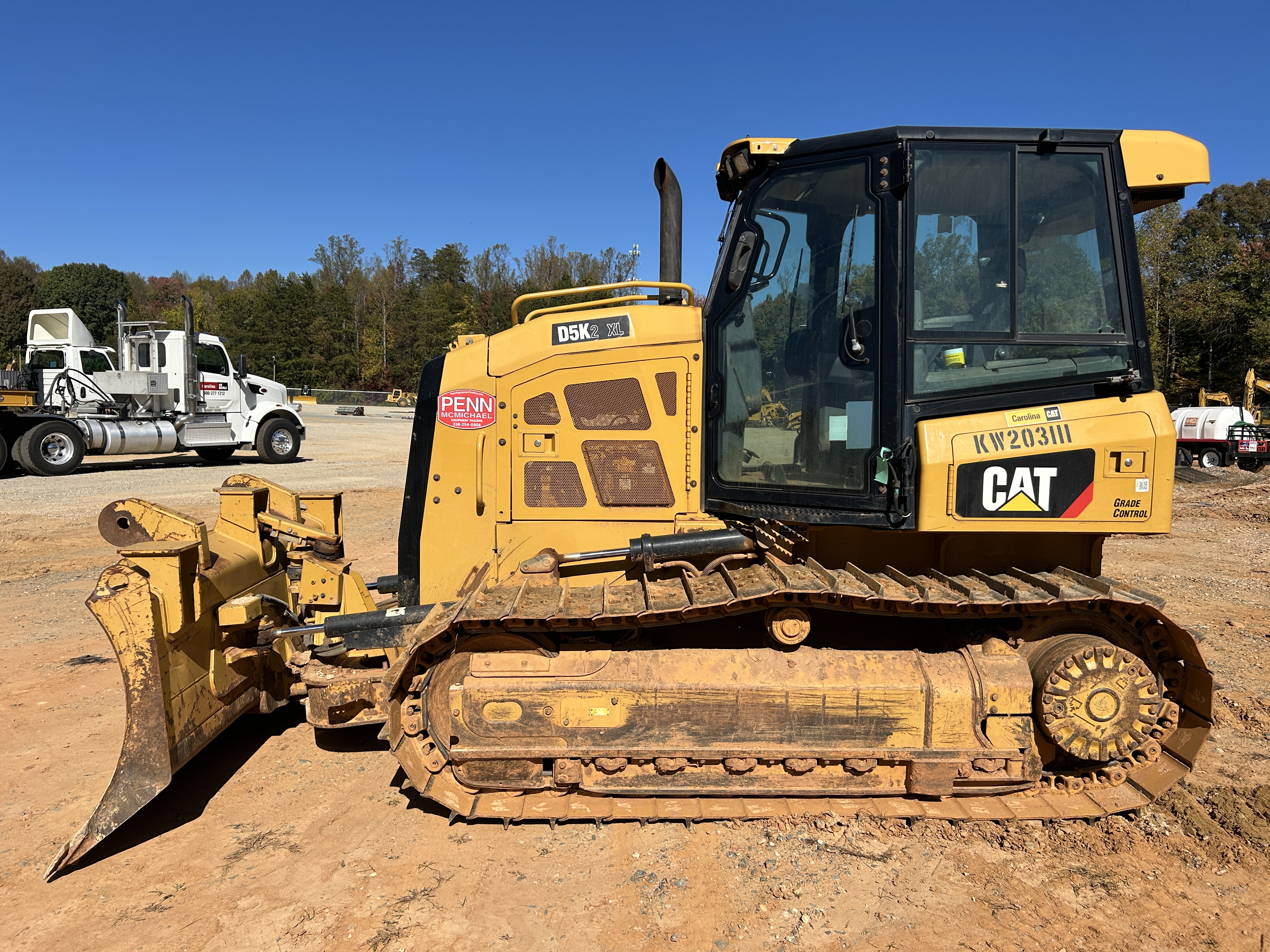 Used 2018 Caterpillar D5K2 XL with complete new CAT U/C