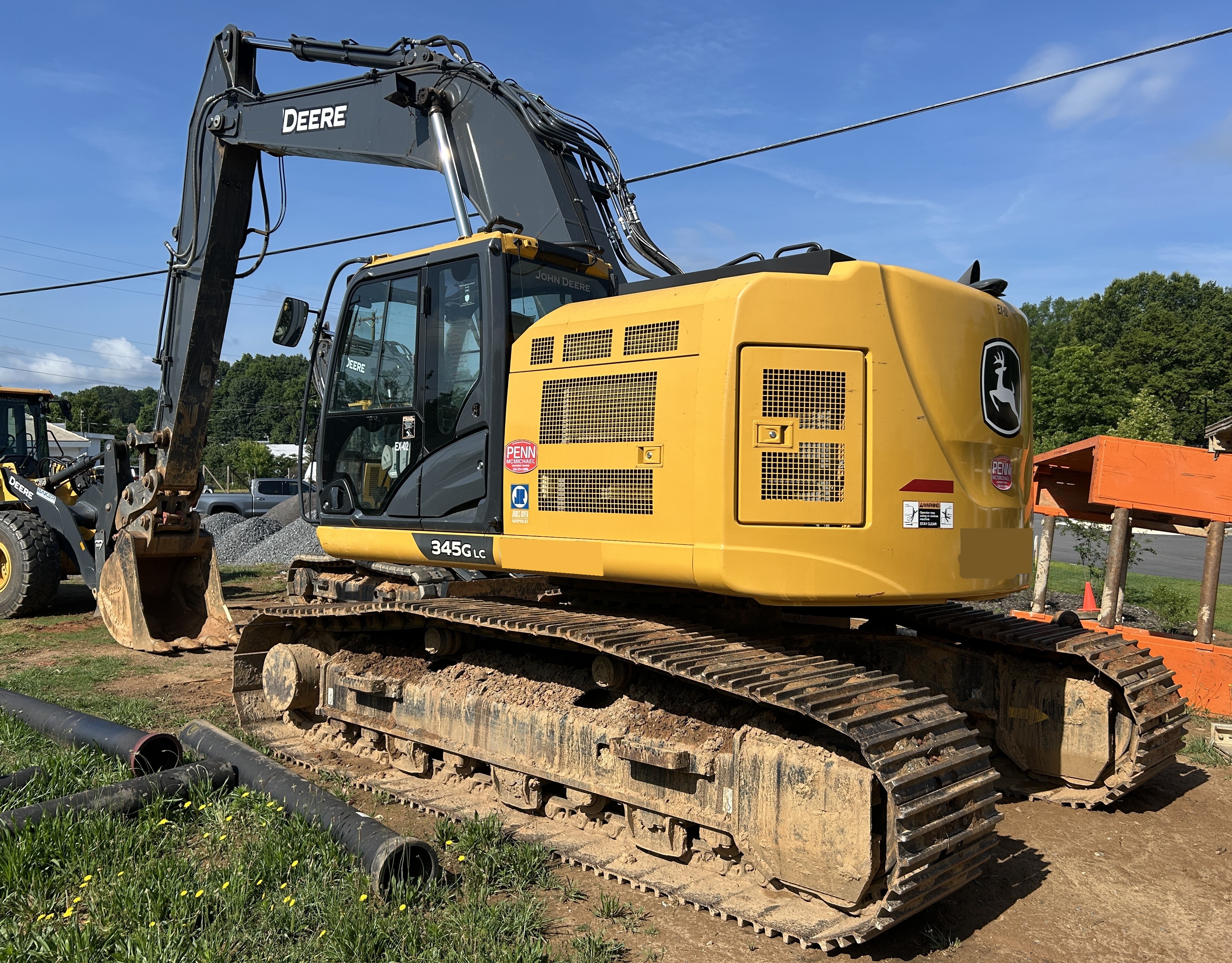 Used 2021 Deere 345G LC - low hours very nice