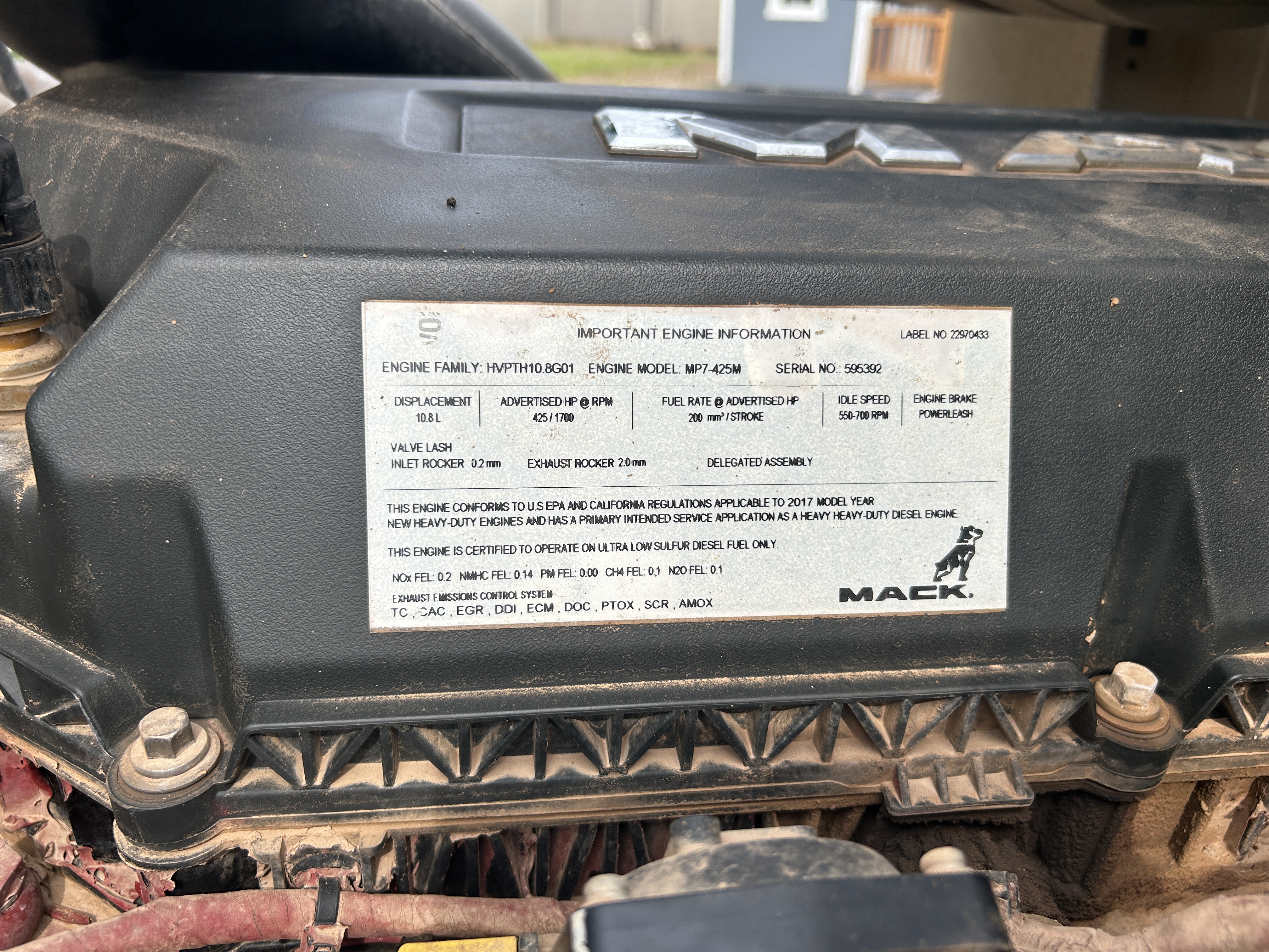Used 2018 Mack Granite GU713 Quad Axle Dump Truck - automatic