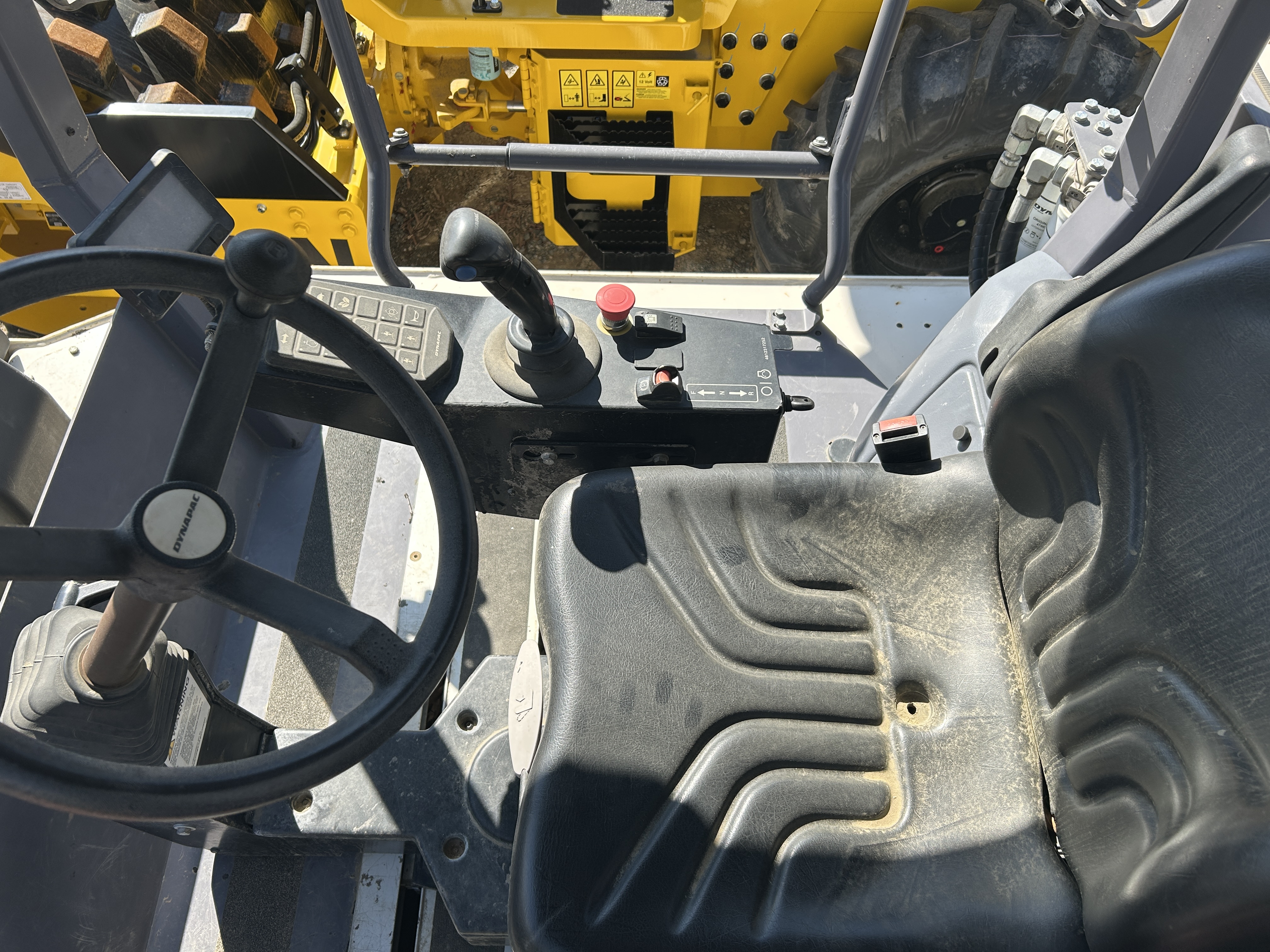 Used 2023 Dynapac CP1200 - 9 wheel pneumatic roller with only 642 hours