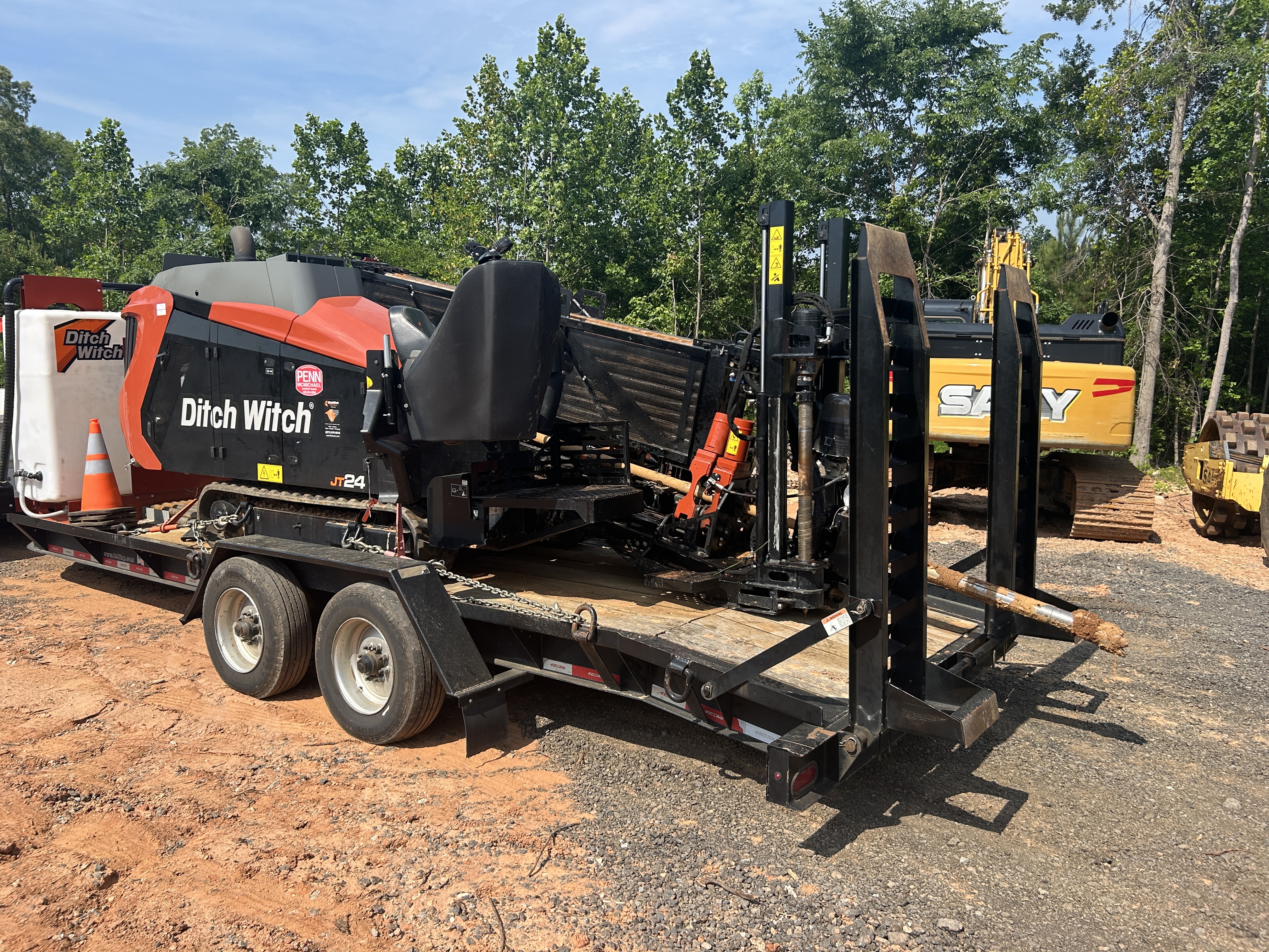 Used 2025 Ditch Witch JT24 Jet Trac with all options and trailer