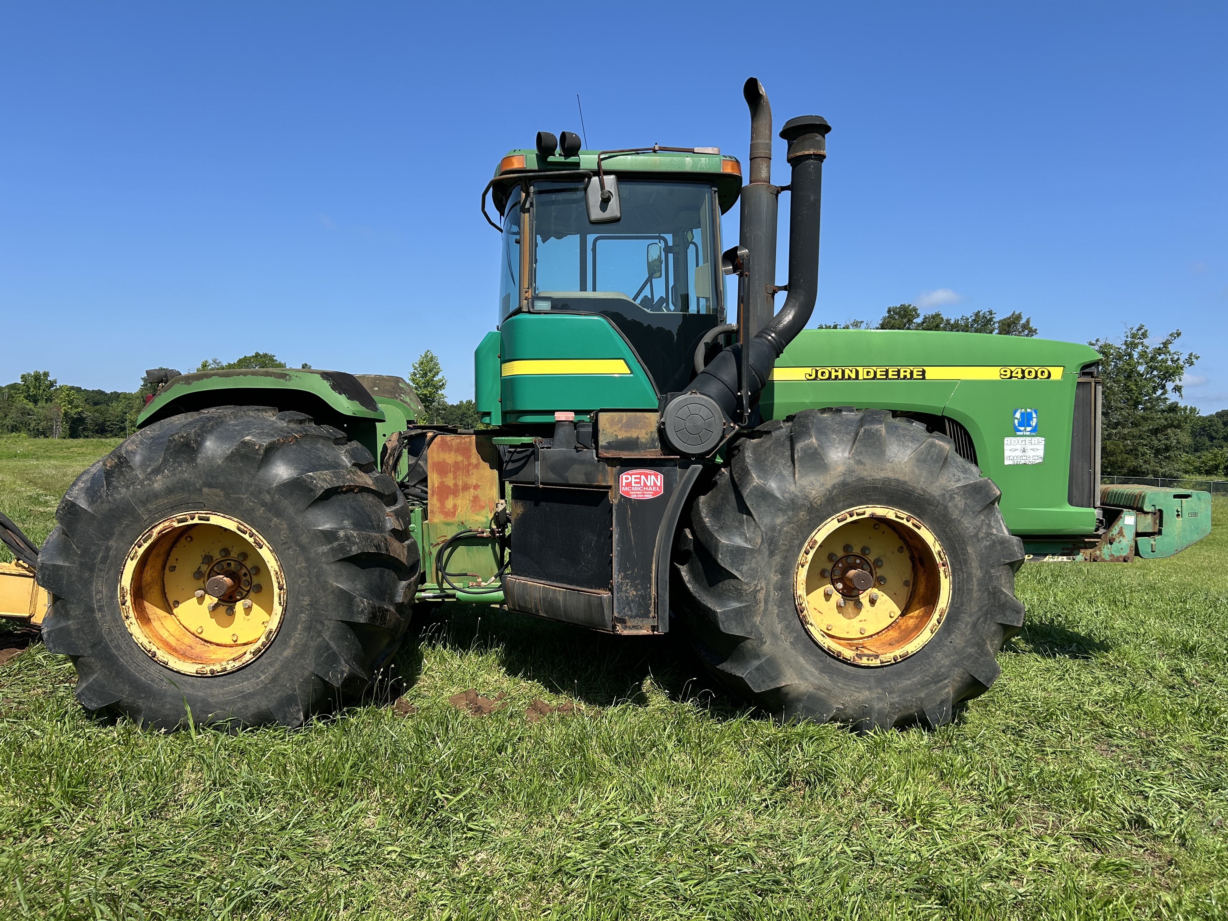 Used 2000 Deere 9400 with 4400 original hours