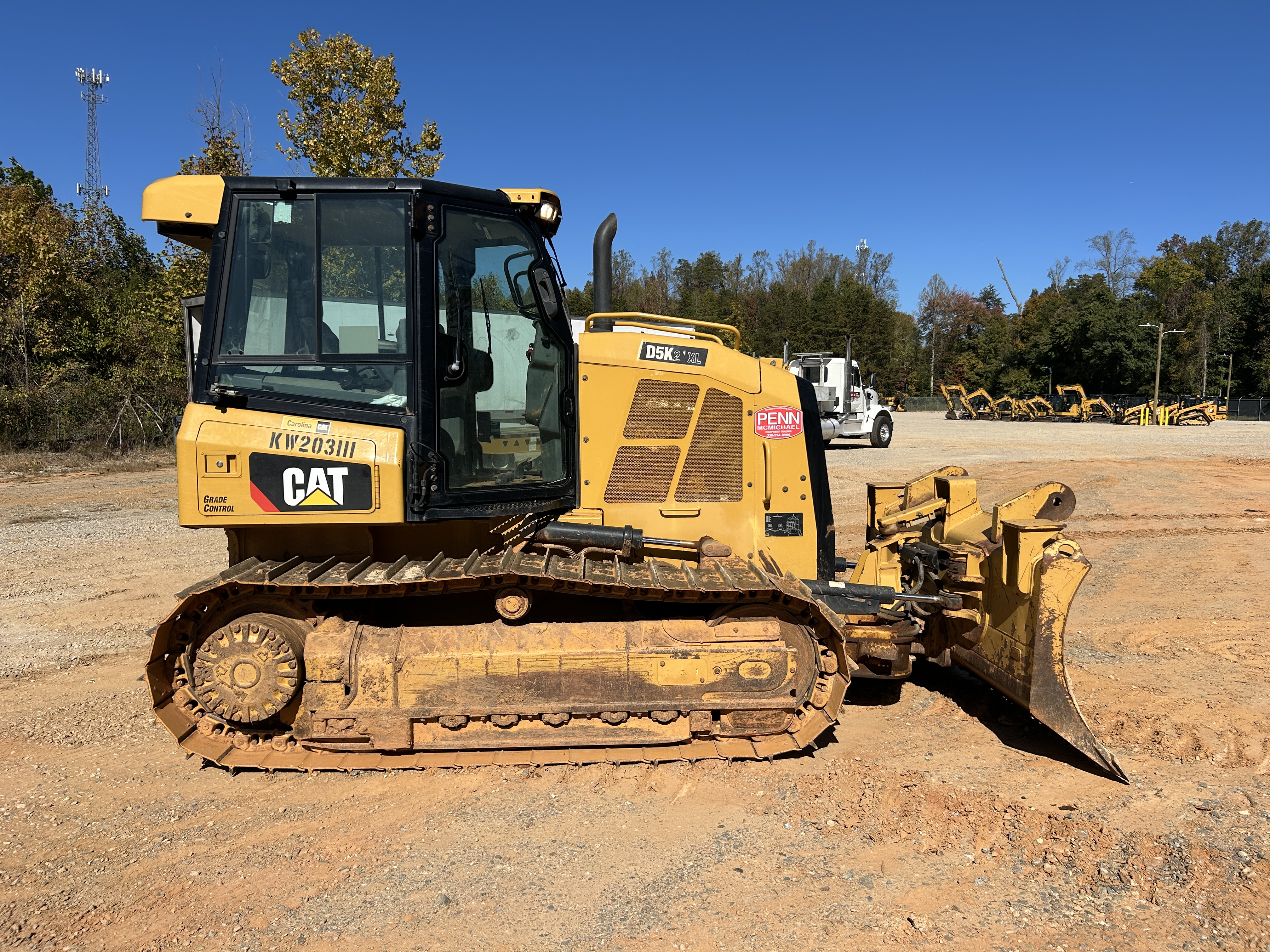 Used 2018 Caterpillar D5K2 XL with complete new CAT U/C
