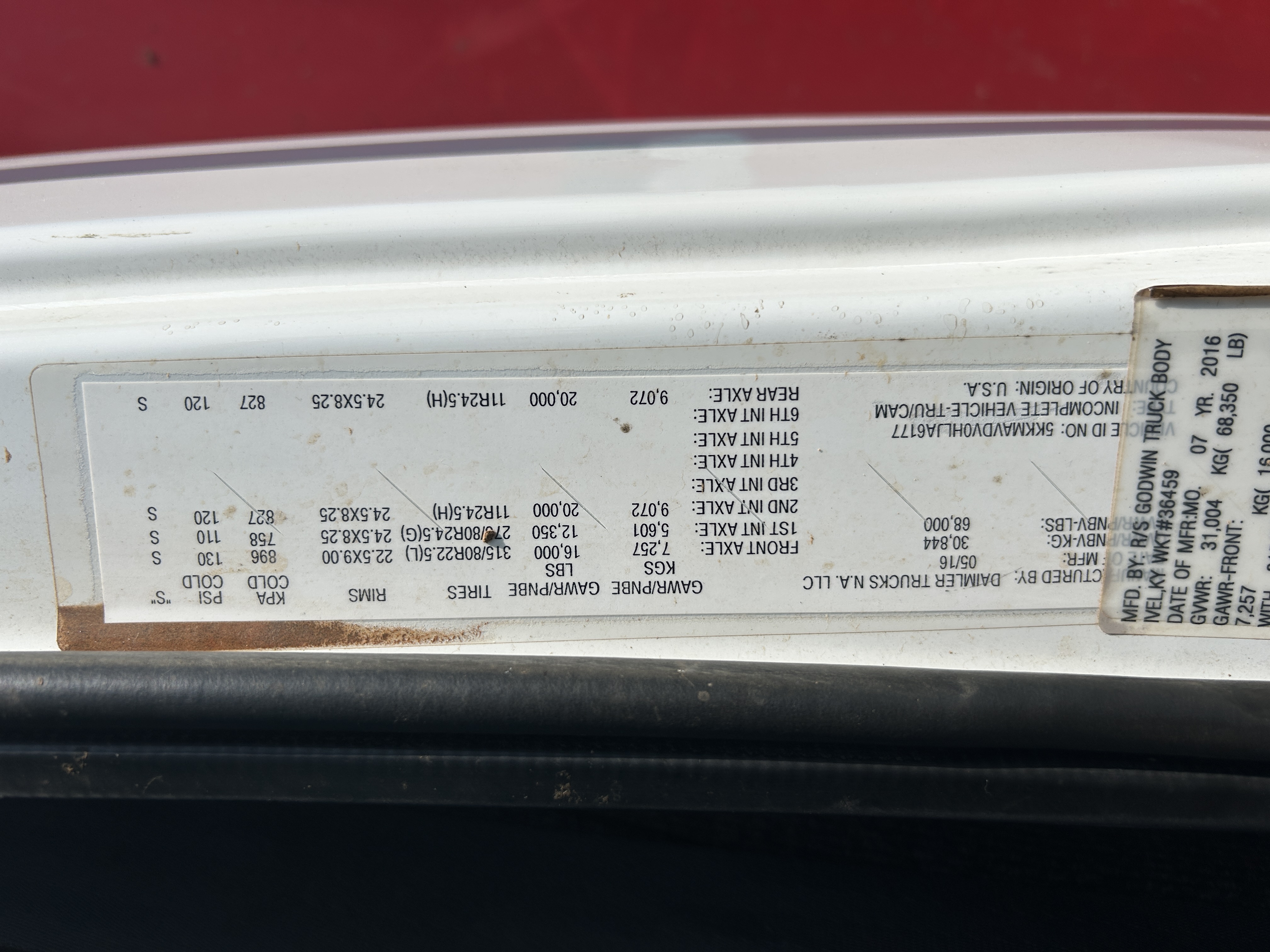 Used 2017 Western Star 4700SF Auto with 183k miles