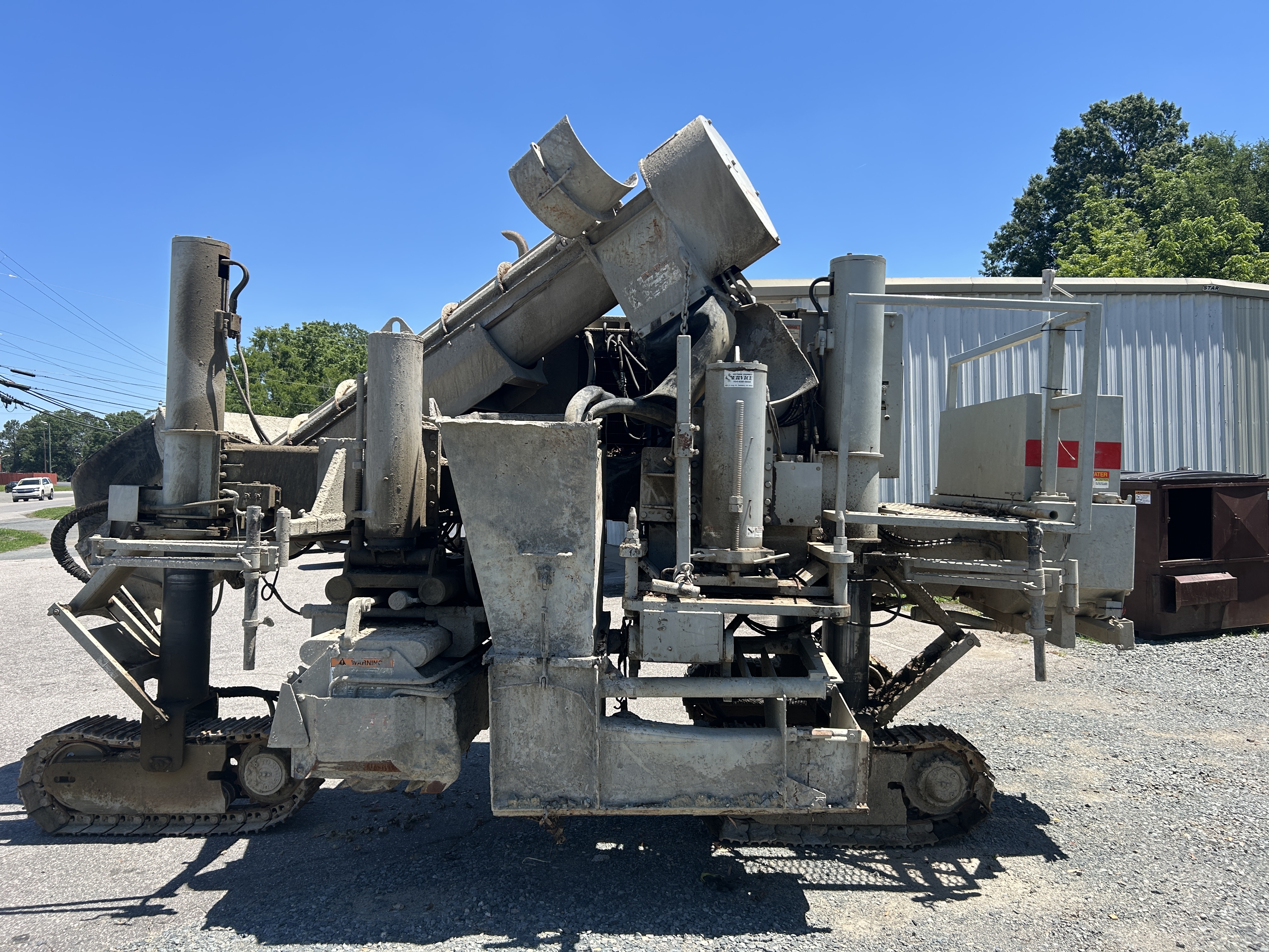 Used 2002 Power Curbers 5700B Curb & Gutter machine with 4 DifferentForms