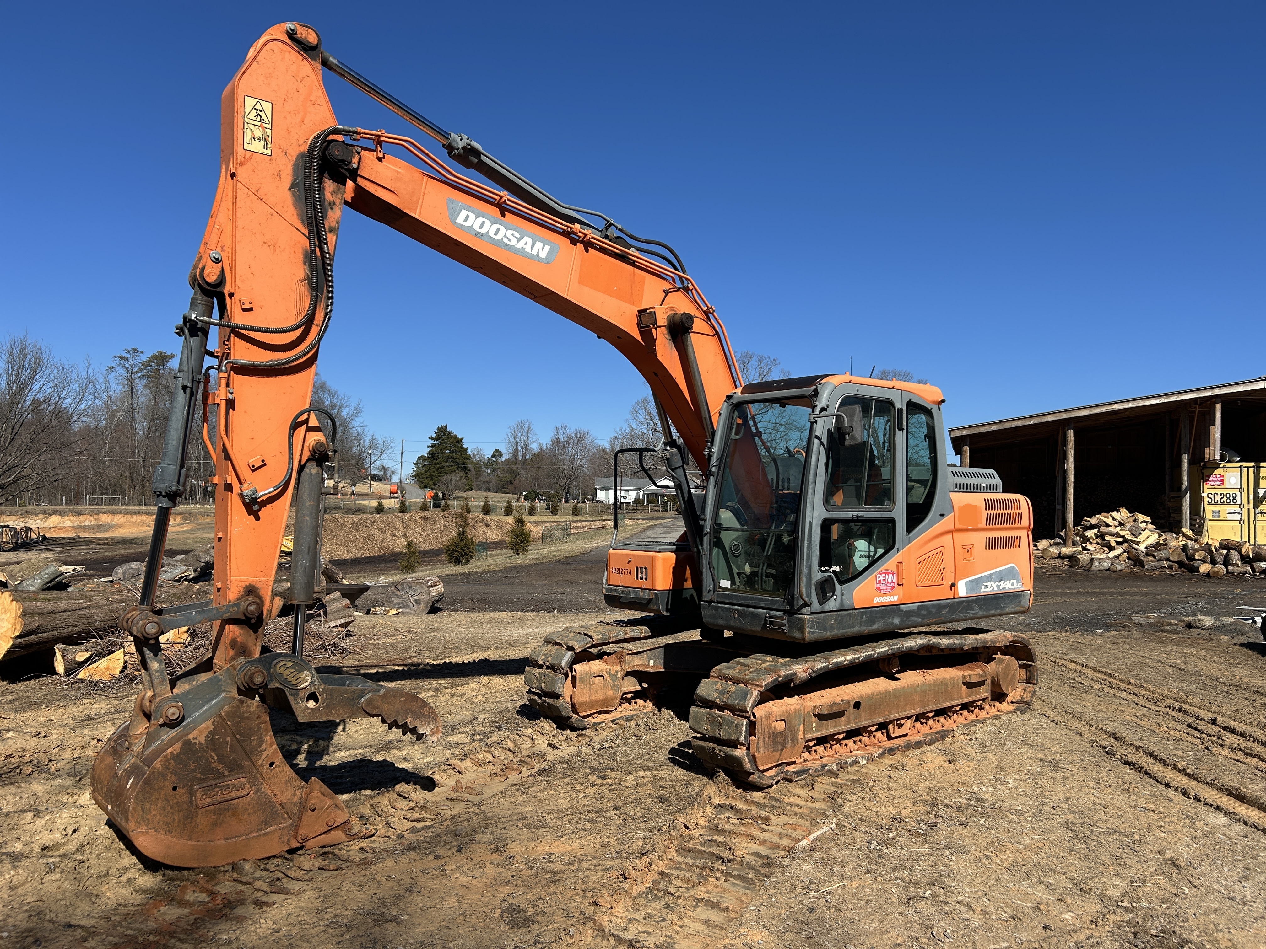 Used 2017 Doosan DX140LC-5
