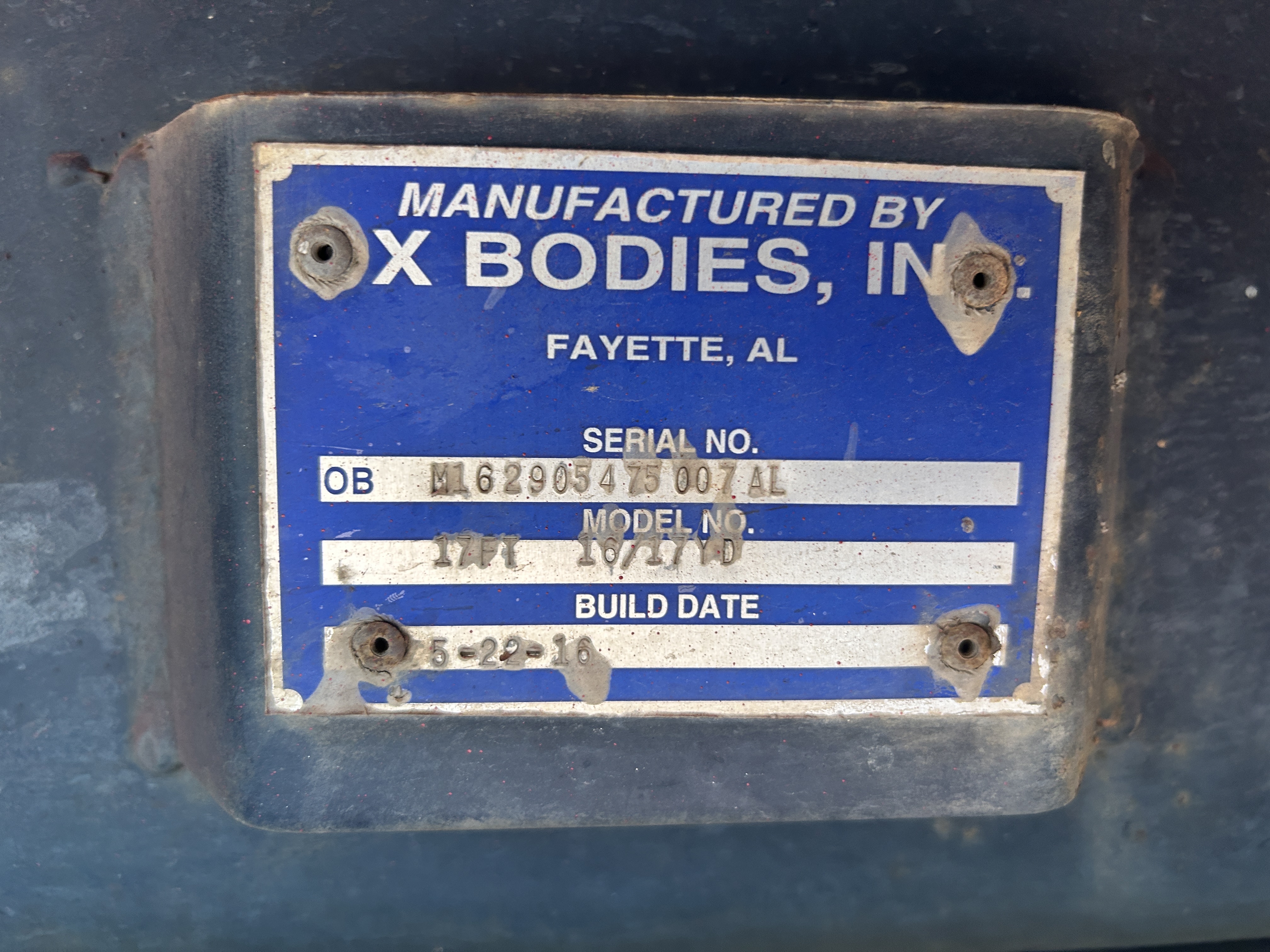 Used 2016 Mack GU713 Tri Axle Dump Truck