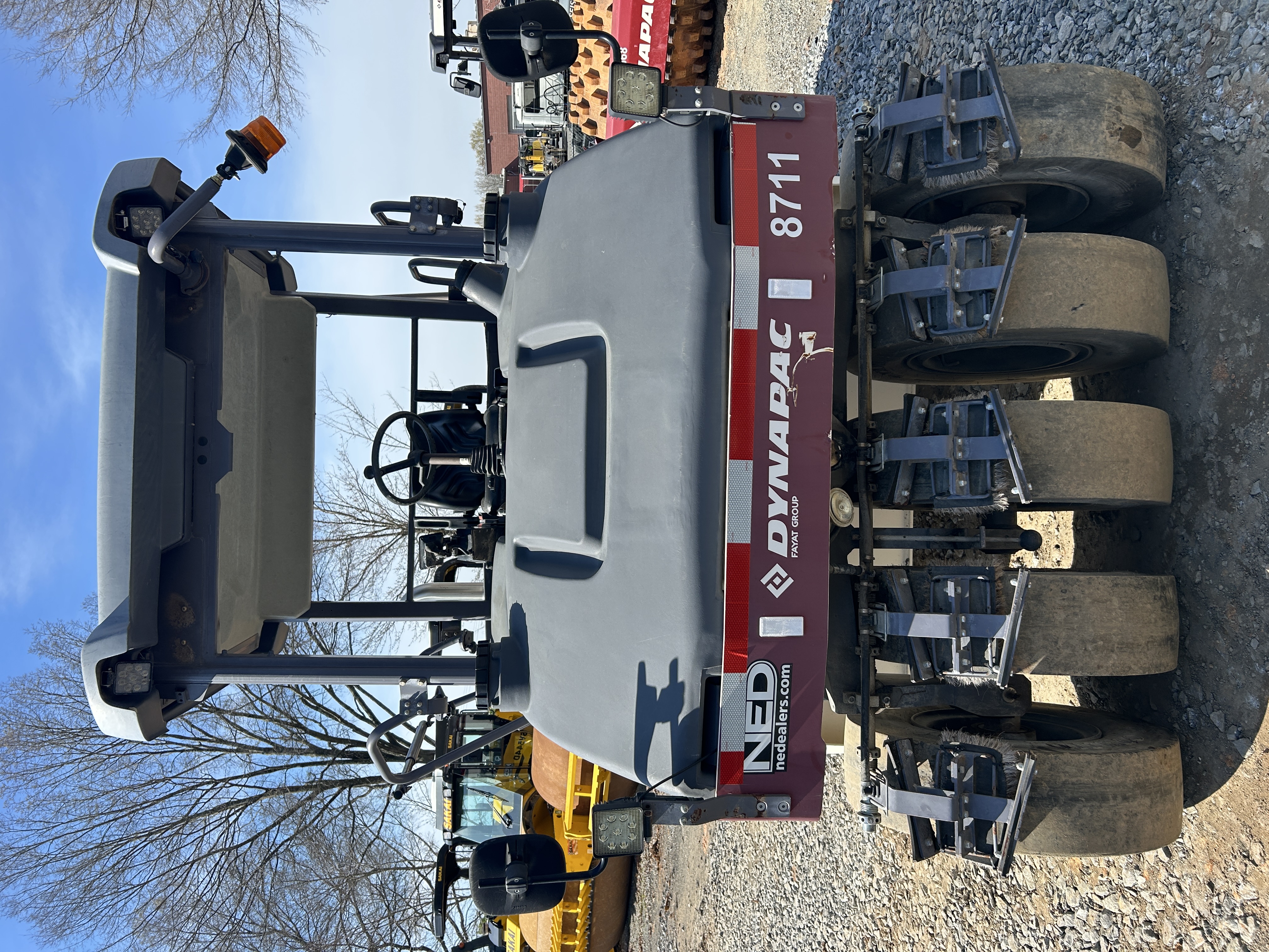 Used 2023 Dynapac CP1200 - 9 wheel pneumatic roller with only 642 hours