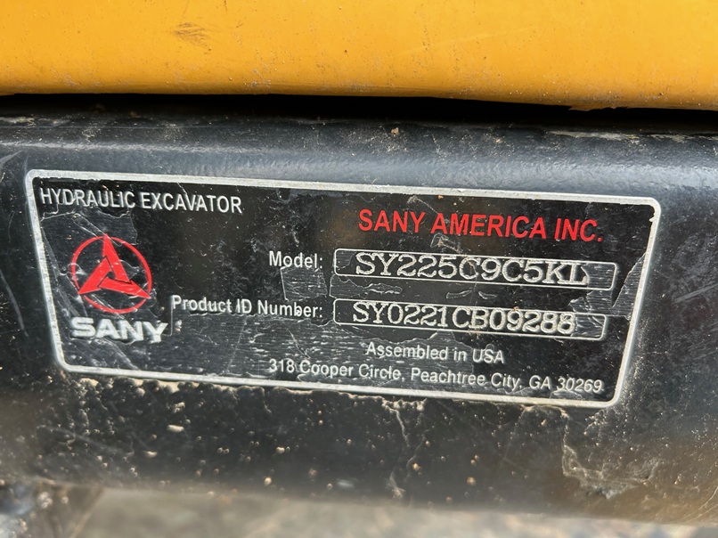 Used 2022 Sany SY225C