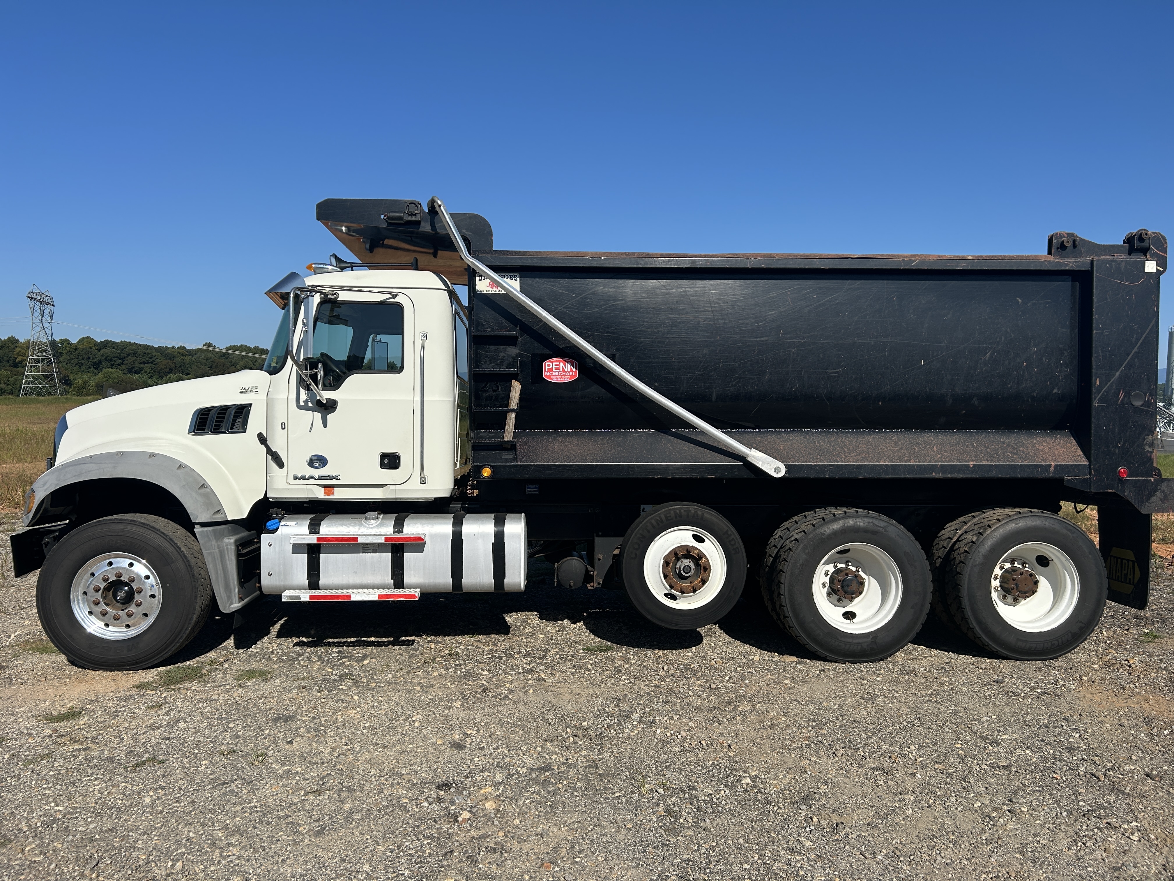 Used 2017 Mack GU713 Tri Axle Dump Truck - Automatic