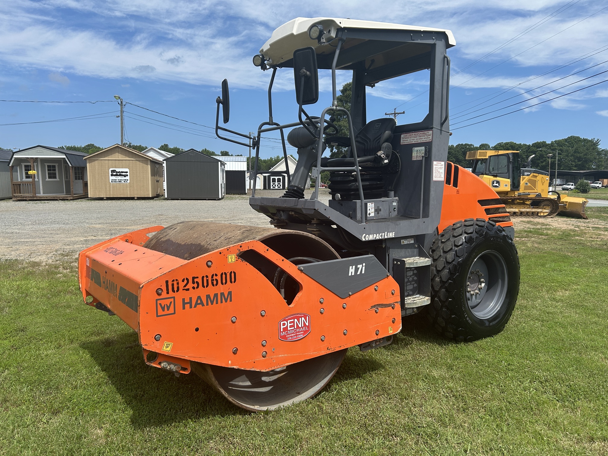 Used 2018 Hamm H7i 66" Smooth Drum Compactor