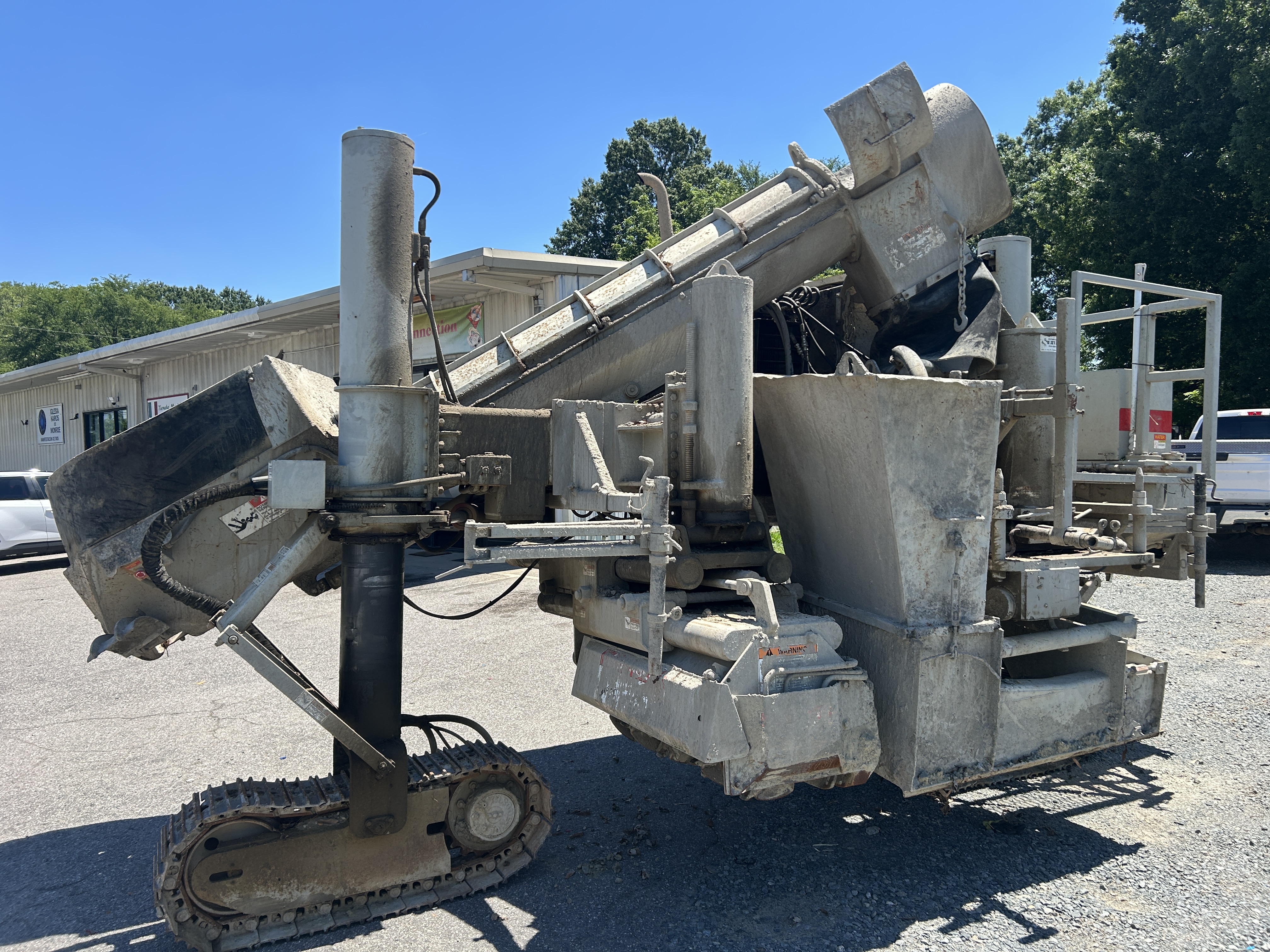 Used 2002 Power Curbers 5700B Curb & Gutter machine with 4 DifferentForms