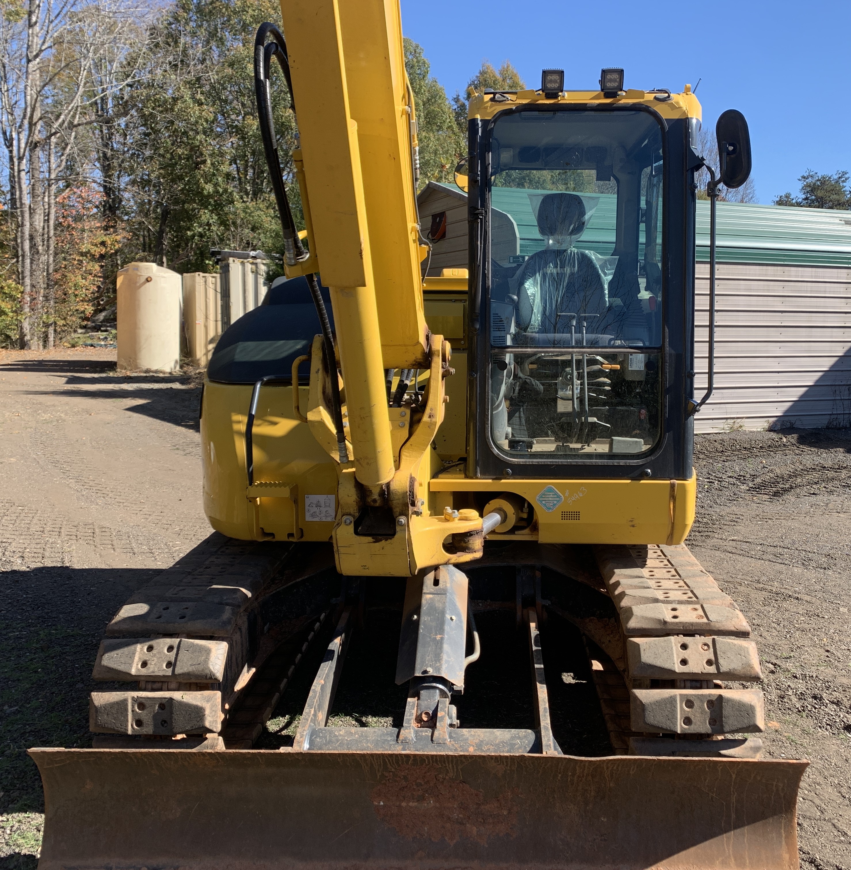 Used 2021 Komatsu PC88MR-11 with only 591 hours, loaded!