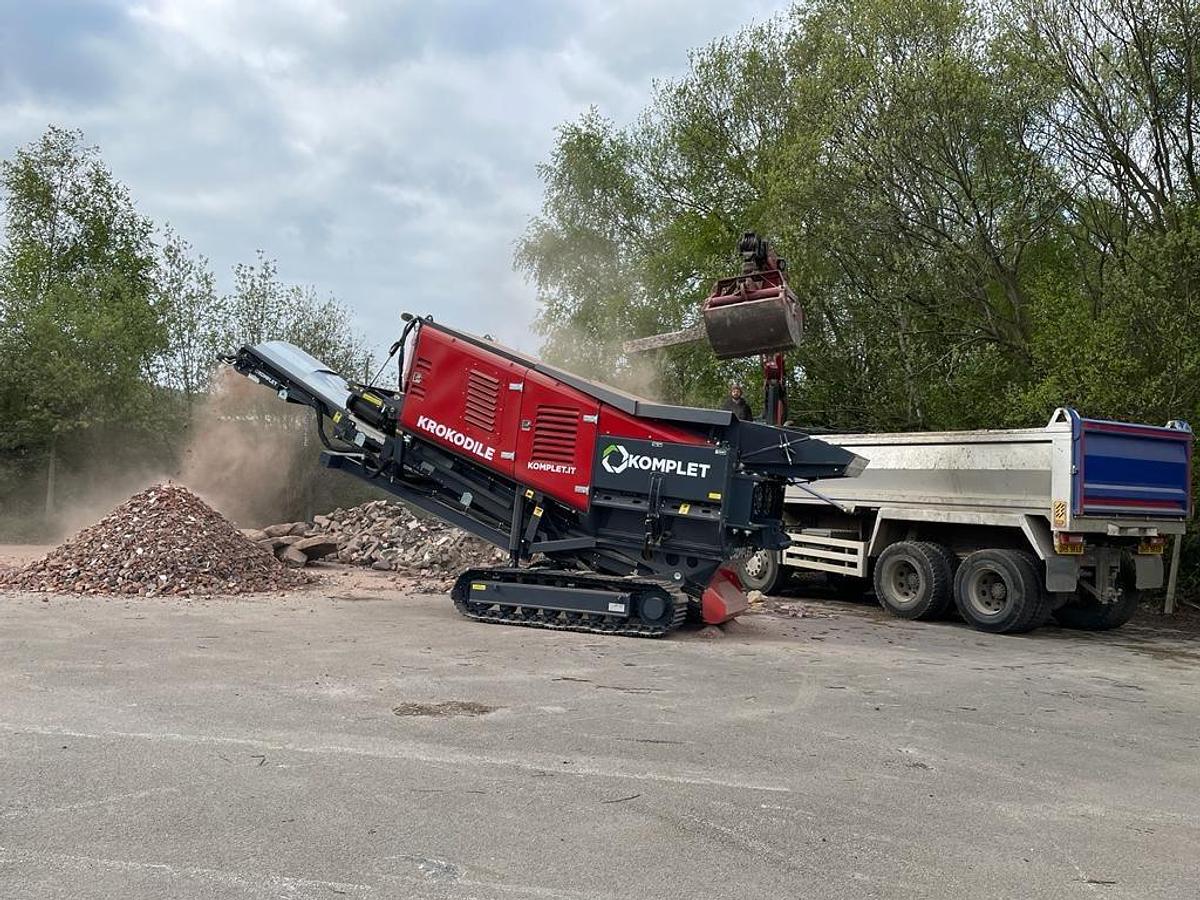 Used 2022 Komplet Krokodile Tracked Slow-Speed Shredder