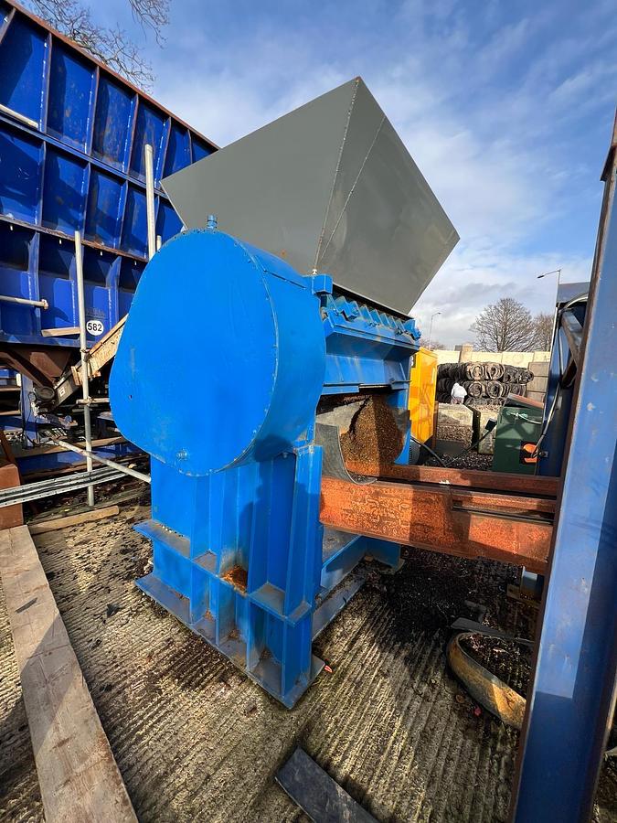 Used MTB 1700 Super Chopper Eldan 1200 Tyre Recycling Line