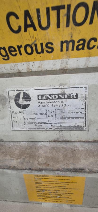 Used Lindner Shredder