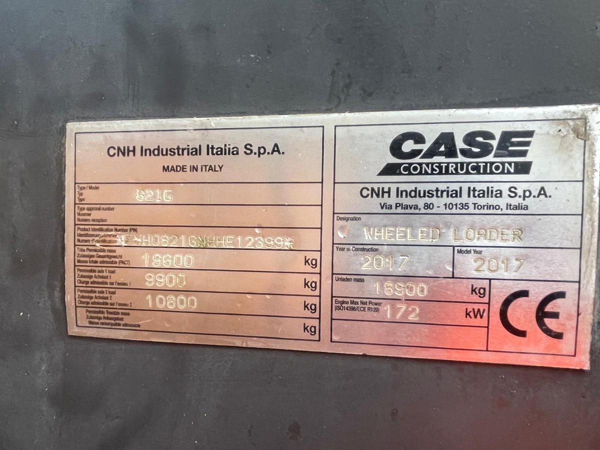 Used 2017 CASE 812G XR Wheel Wheeled Loader