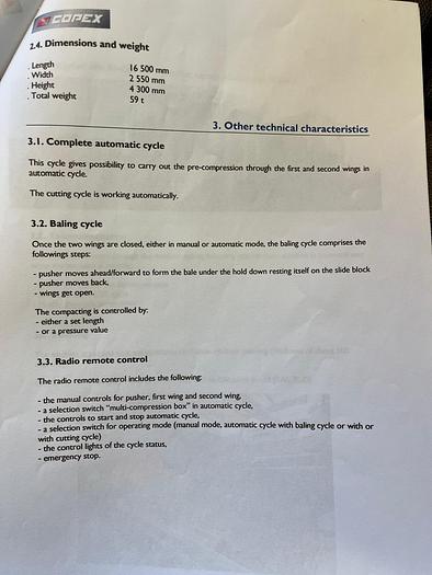 Used COPEX REFLEX 650t Mobile Scrap Shear