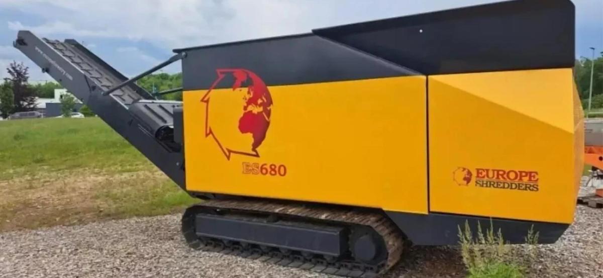 Used 2022 Europe Forestry ES680 Twin-shaft Slow-speed Shredder