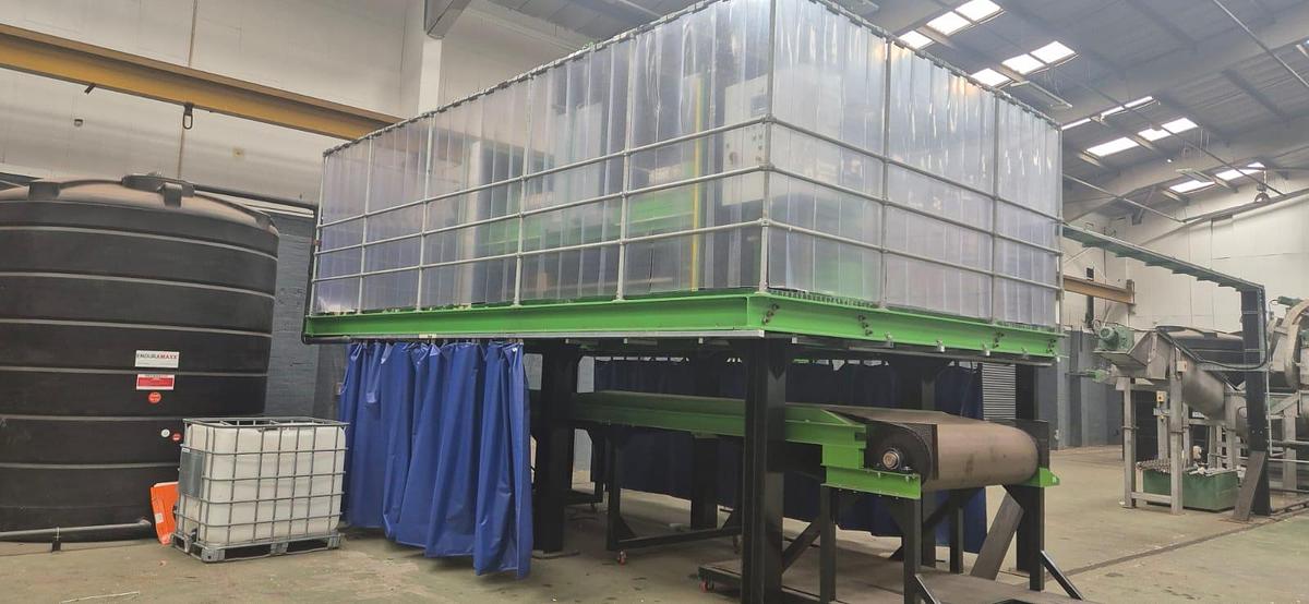 Used 2021 Micronics 1000 Sidebar Filter Cake Press Recycling Plant 