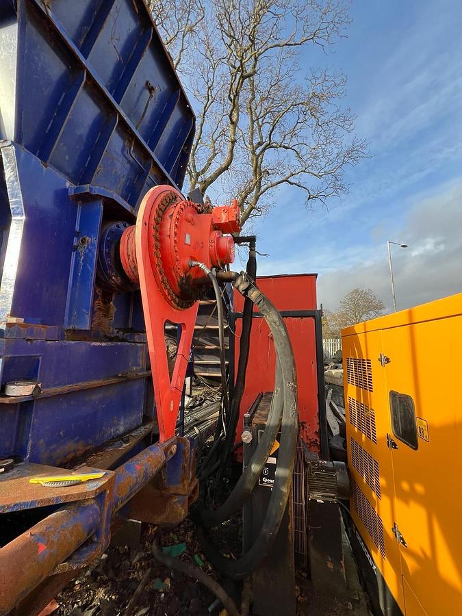 Used MTB 1700 Super Chopper Eldan 1200 Tyre Recycling Line